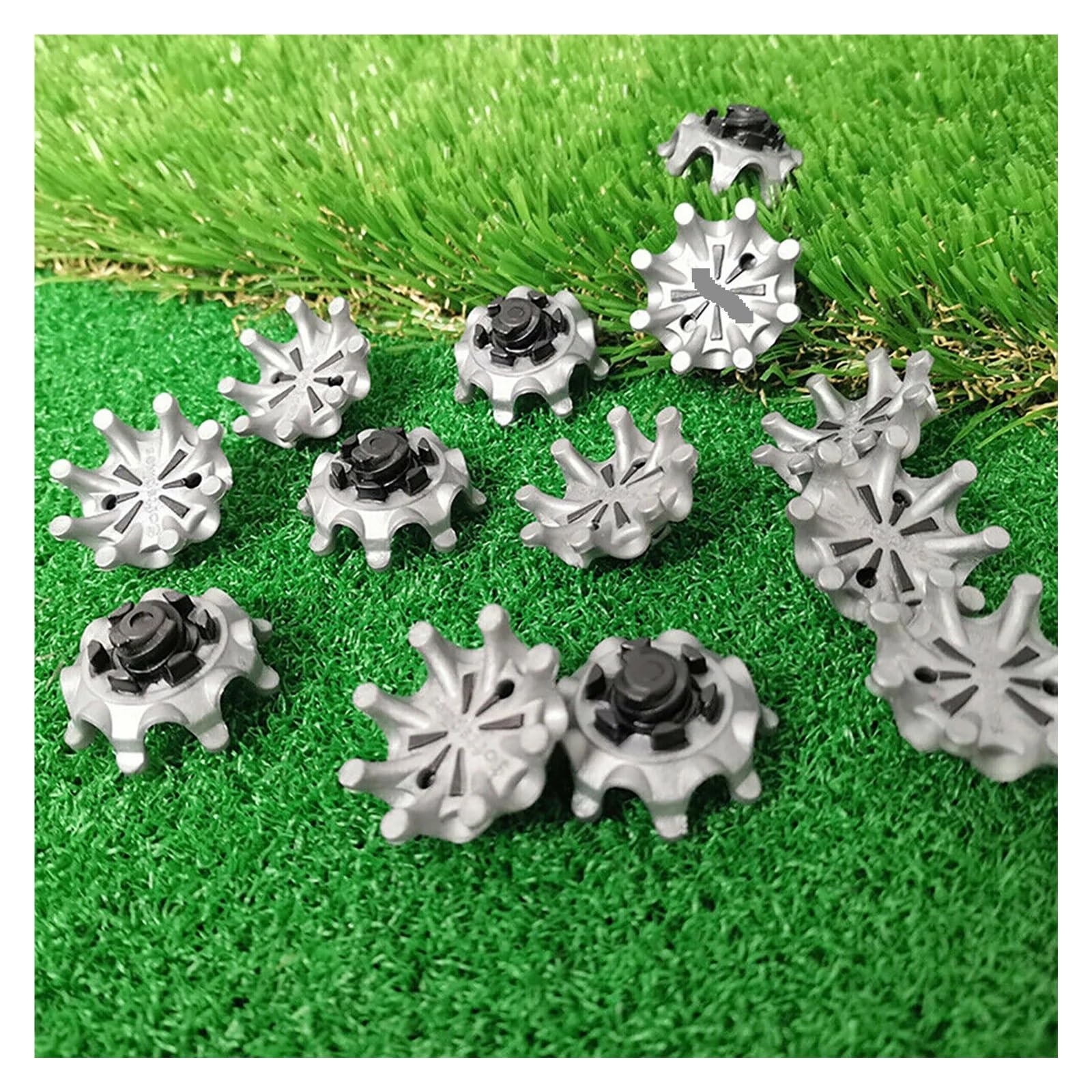 Golfschuhe Stollen 28 Teile/los 3 * 1,5 cm Golf Schuh Spikes | Twist Studs Cleats Ersatz for ultradünne Golfschuhstollen, Golfteile