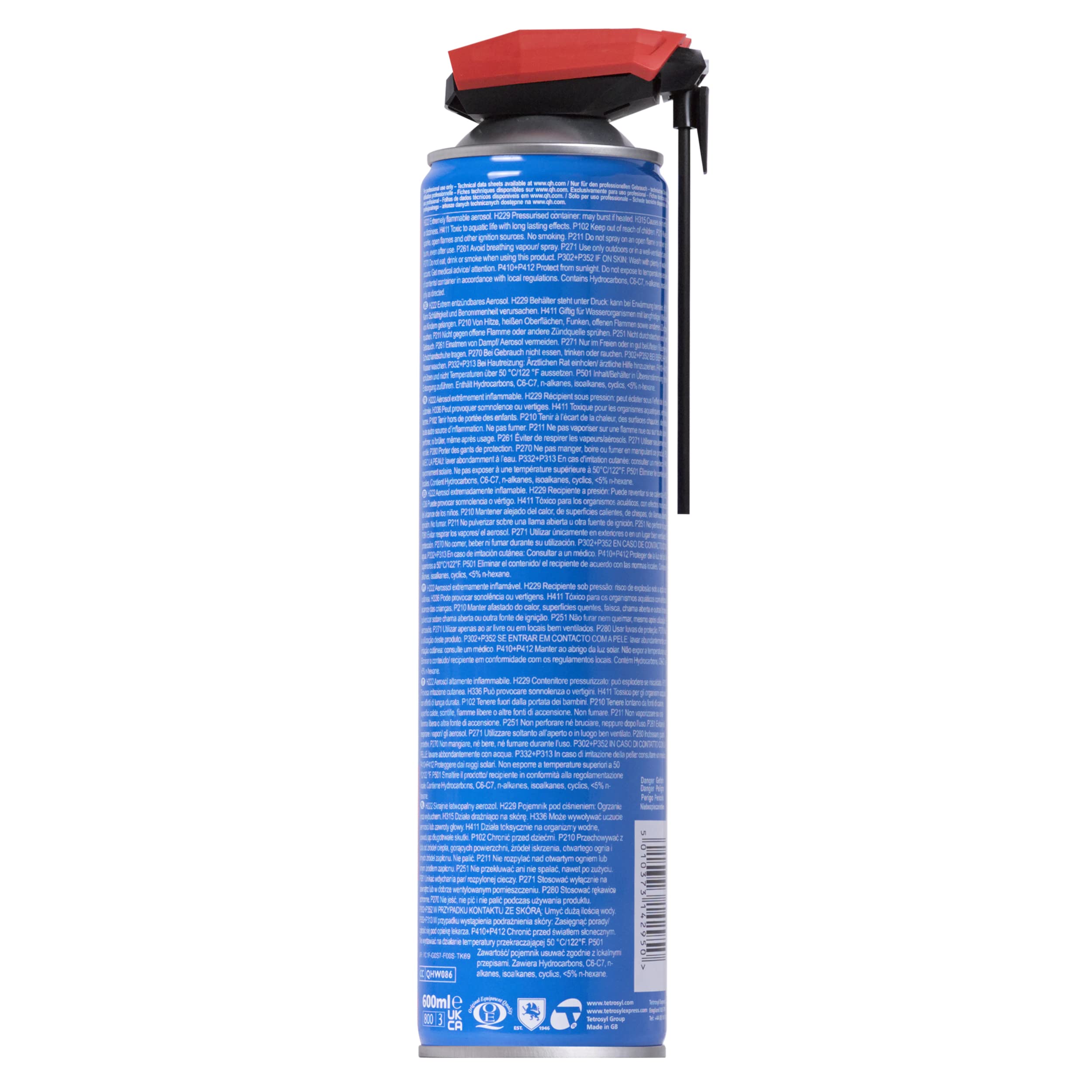 Quinton Hazell QH8 Graisse Blanche PTFE 600 ML – Résiste à l’Eau, -20°C à 110°C, Anti-Corrosion