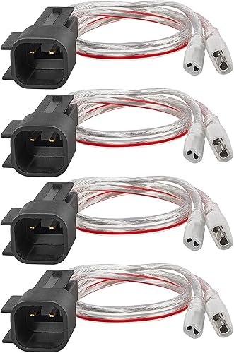 RED WOLF Conector de arnés de cableado de altavoz de automóvil compatible con GMC Sierra Chevrolet Silverado Buick Enclave Cadillac Escalade Mount