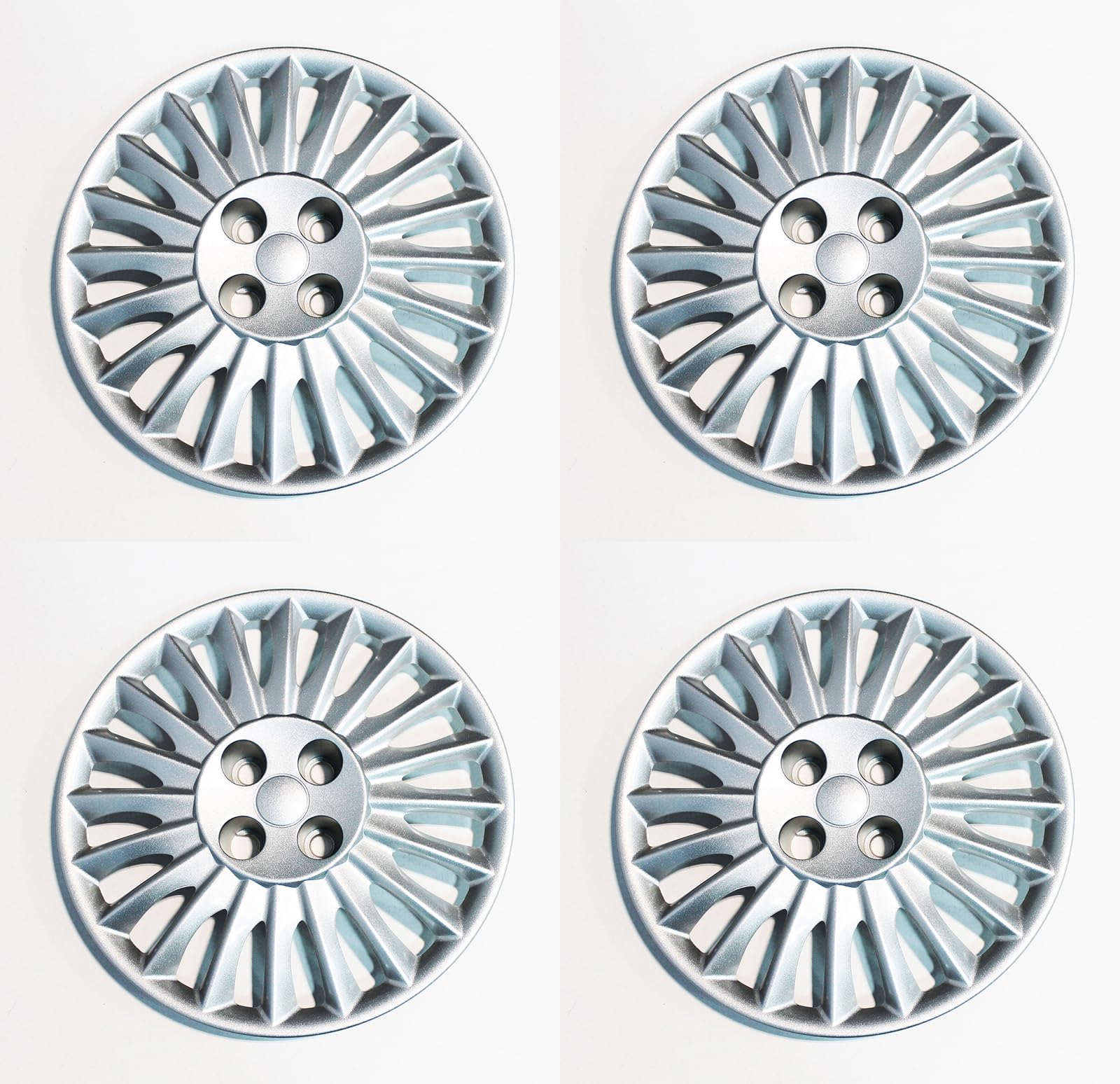 KIT 4 COPRICERCHI COPPA RUOTA SPECIFICHE PER GRANDE E PUNTO EVO Prodotte dal 2005 in poi Cerchio diametro 15'' + KIT ADESIVI - 729/15-21211