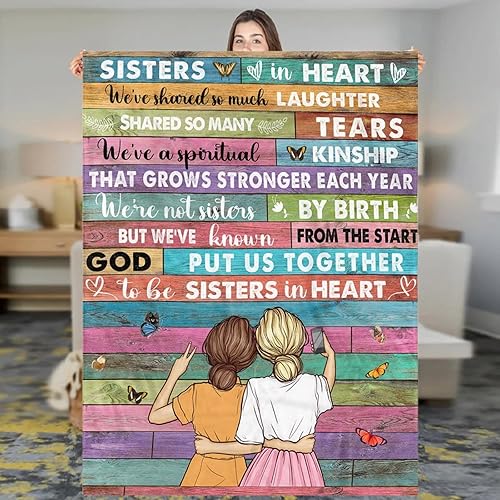 Miniatura 3 de Manta de forro polar suave de la amistad manta decorativa de franela para aire acondicionado 30 x 40 pulgadas