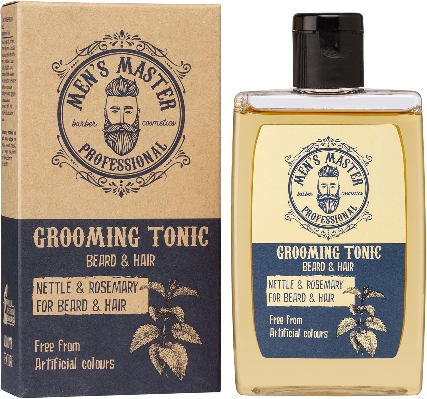 Men’s Master Hair and Beard Styling Tonic for Men | Haar- en baardverzorgingsproduct | Volume en textuur | Mannen haar- en baardverzorging tonic | 120 ML