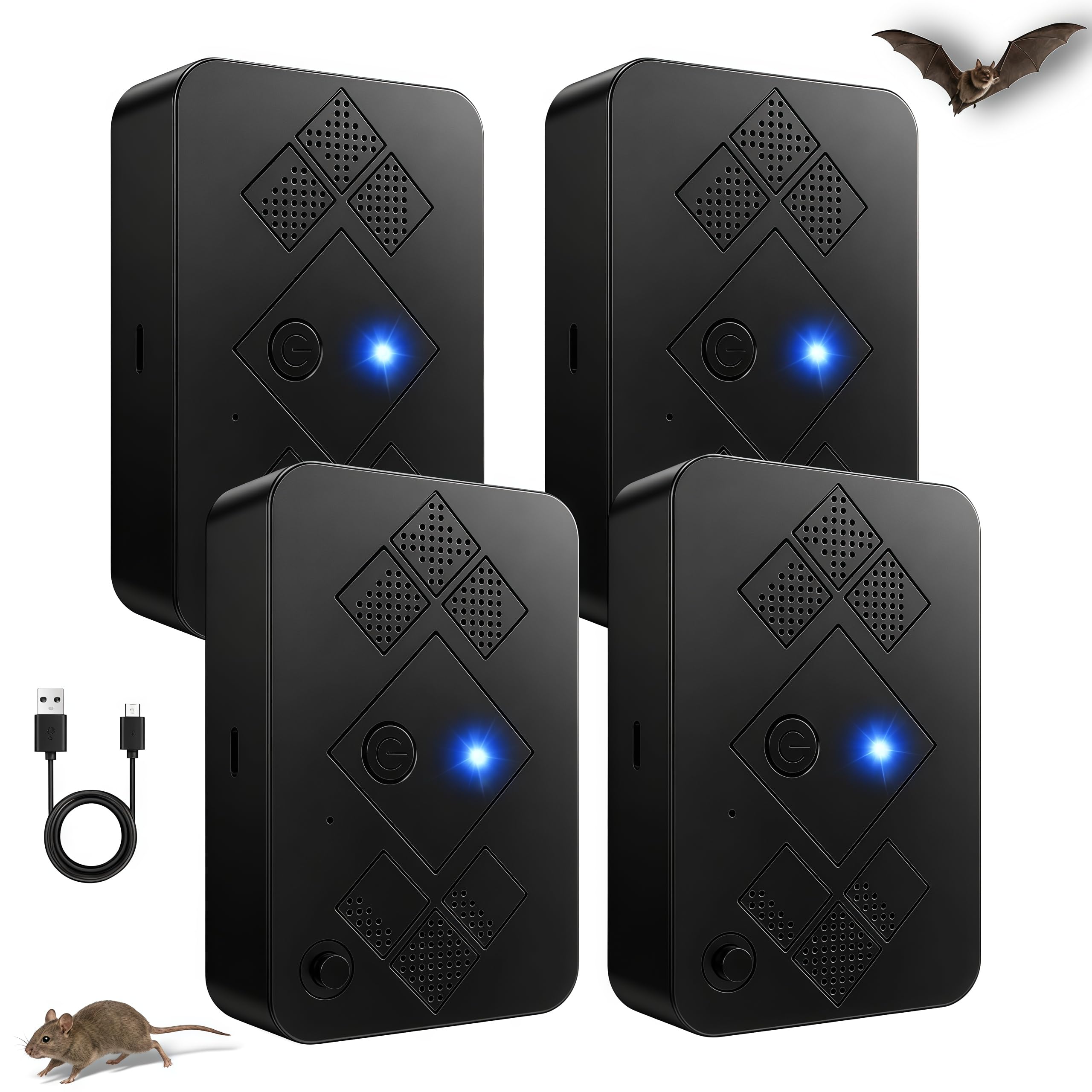 Tryfire Ultrasonic Bat Repellent 4 Pack