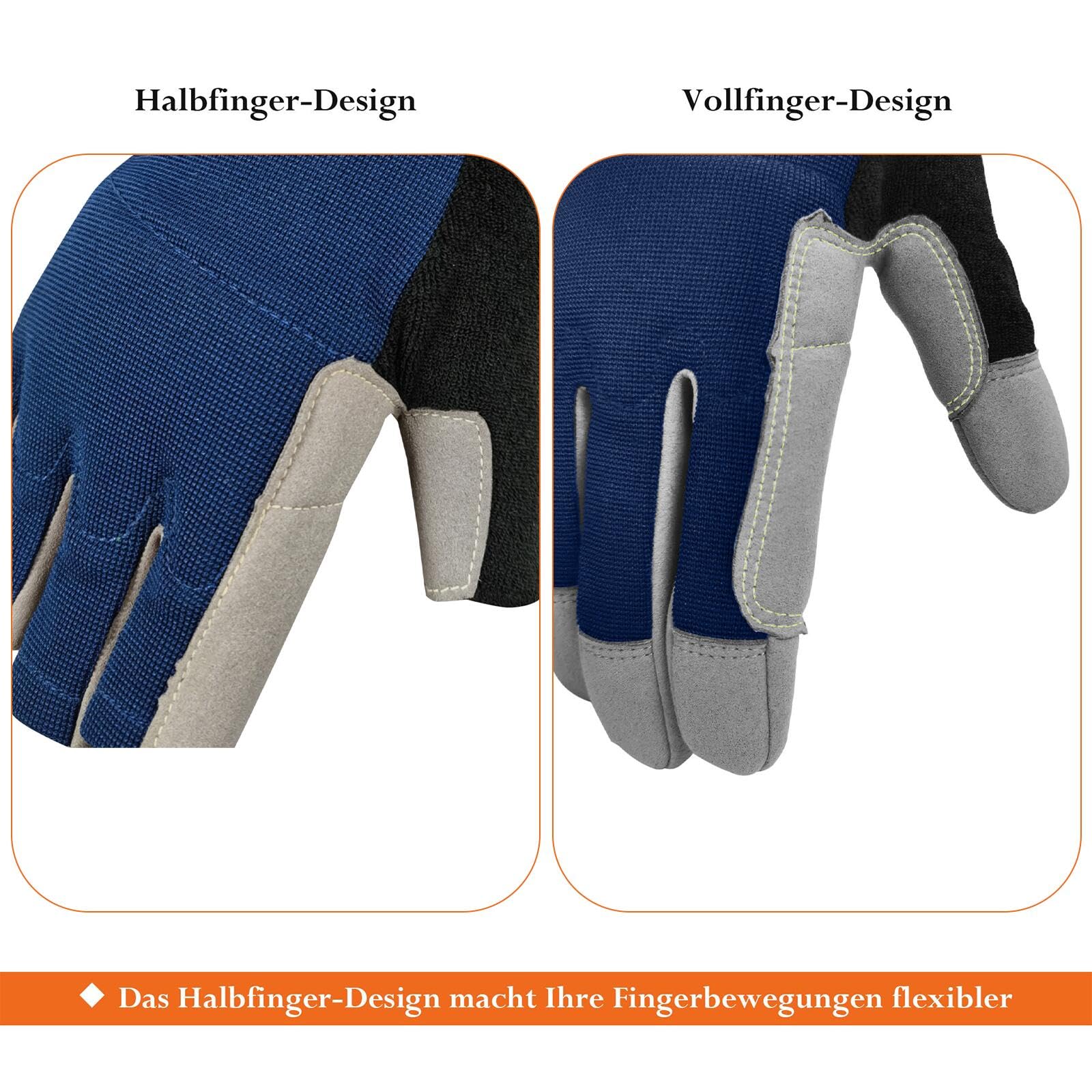 Gants d'Escalade Sauvetage Outdoor, Souples et Durables