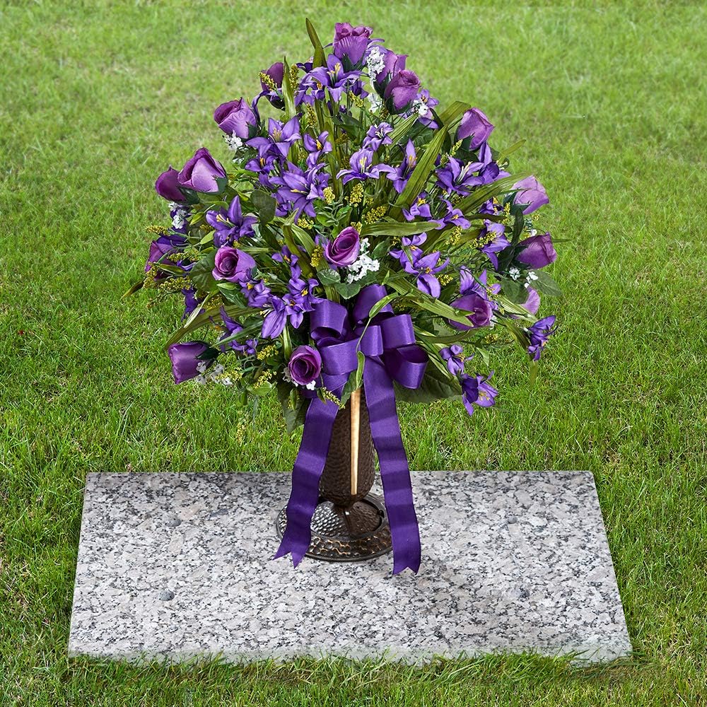 FloraCraft FloraFōM 24 Piece Memorial Vase Insert 3.4 Inch x 8 Inch Green