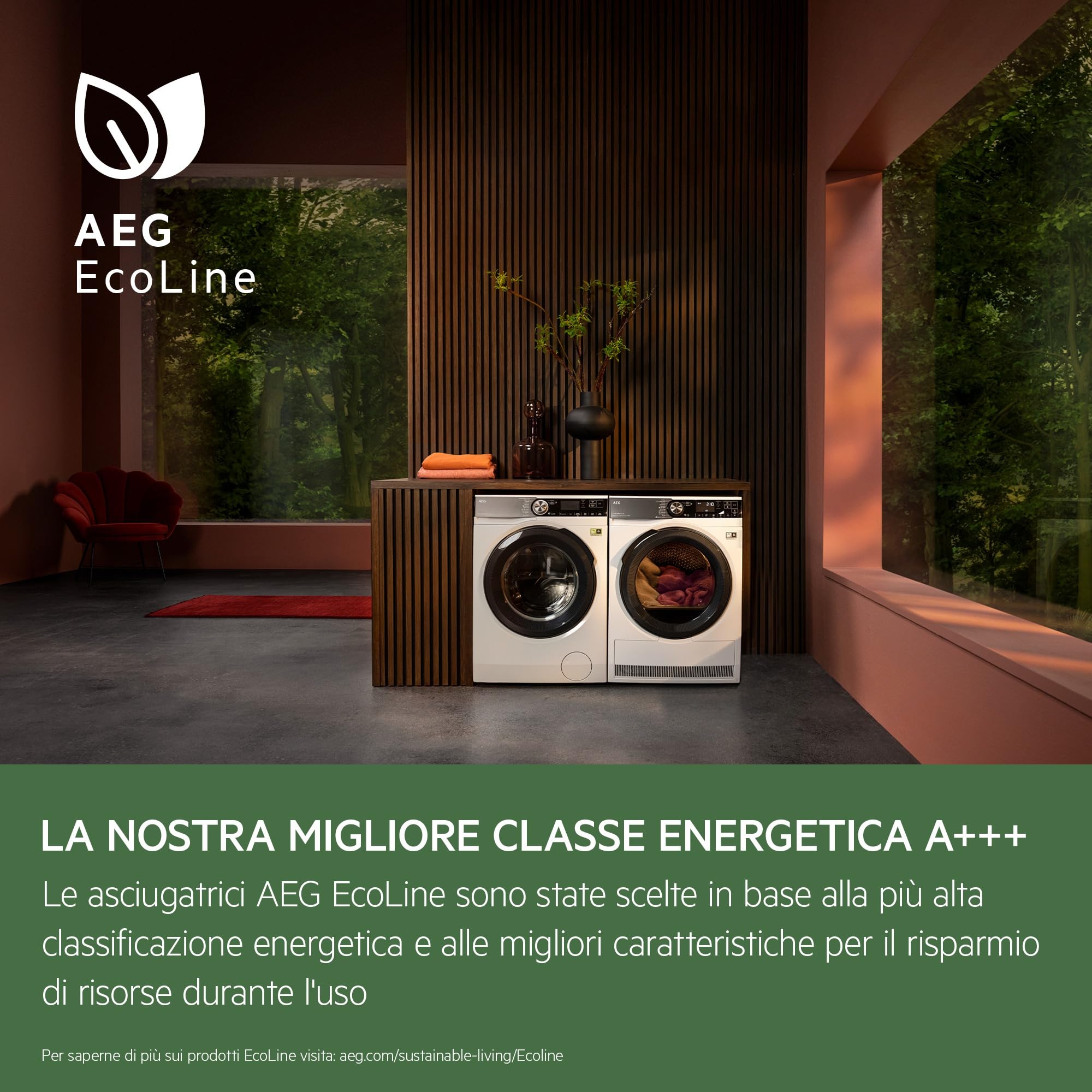 AEG TR8D83GW Asciugatrice Pompa di Calore 8 kg Serie 8000 | 8 kg di carico, pompa di calore, serie 8000