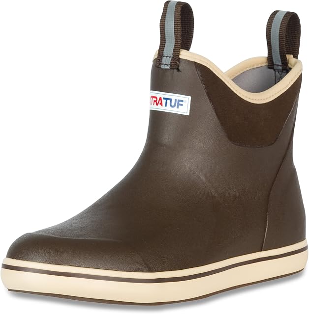 Xtratuf Men's 6 Ankle Deck Boot Chocolate/Tan Ankle Boot