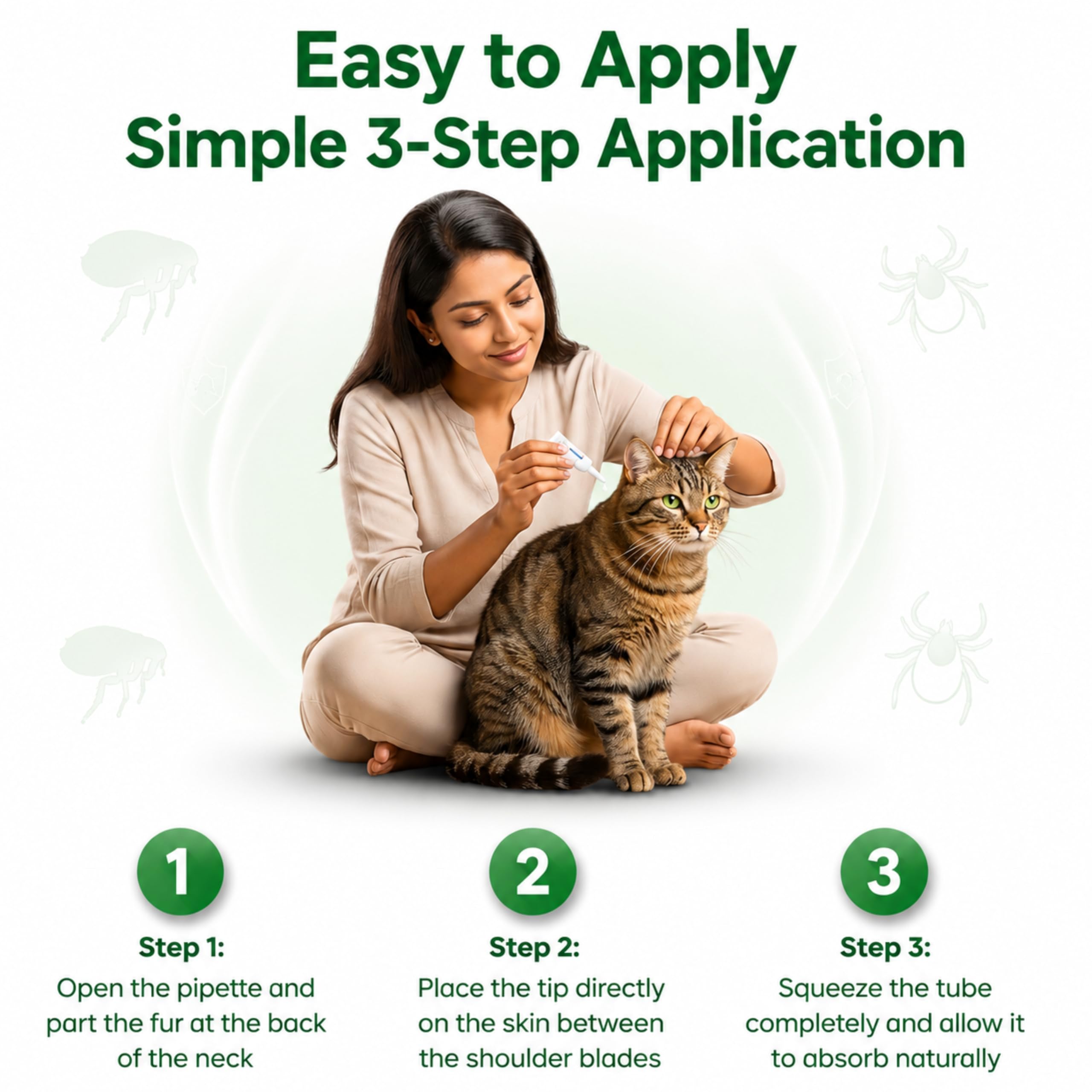 Richpet KittyMec Selamectin 6% Spot-On for Cats & Kittens | Advanced Flea & Tick Protection, (2 Month Supply) 1