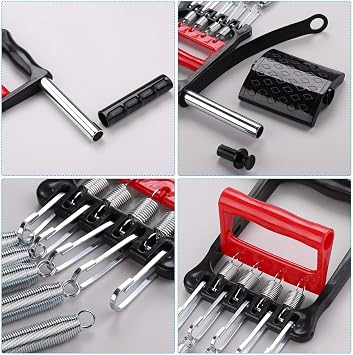 Multi-Purpose Exercise Spring, 5 Stages Steel Sports Equipment, 5 Stages Hardness Adjustable, Helping Strength Increase and Slimming, Suitable for Whole Body Use, Durable Steel Springs, Home Fitness Equipment