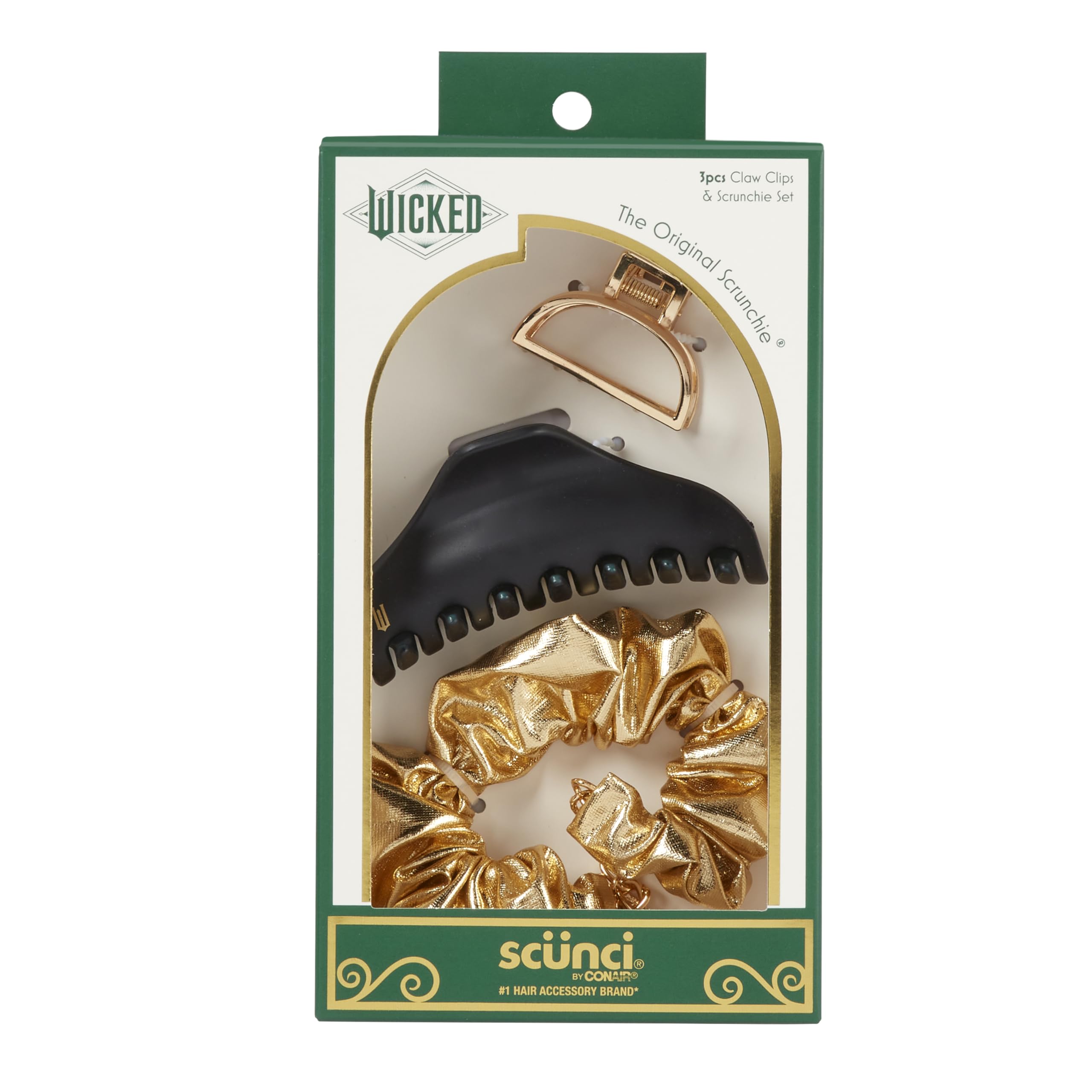 Amazon.com : Wicked 3PK Claw Clip & Scrunchie set - hair  display picture 3