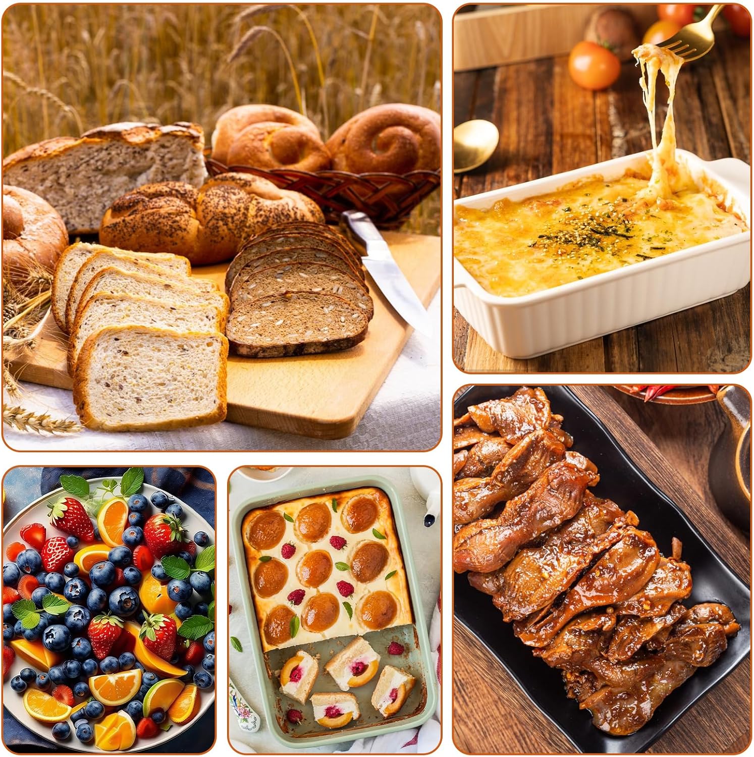 4 Pack Large Loaf Pans Nonstick Banana Bread Pan for Homemade Bread Baking Pan for Oven Metal Meatloaf Pans Sandwich Bread Loaf Pan for Baking Bread Tins for Baking Meat Loaf Cake (Inner 10x3) - Image 6