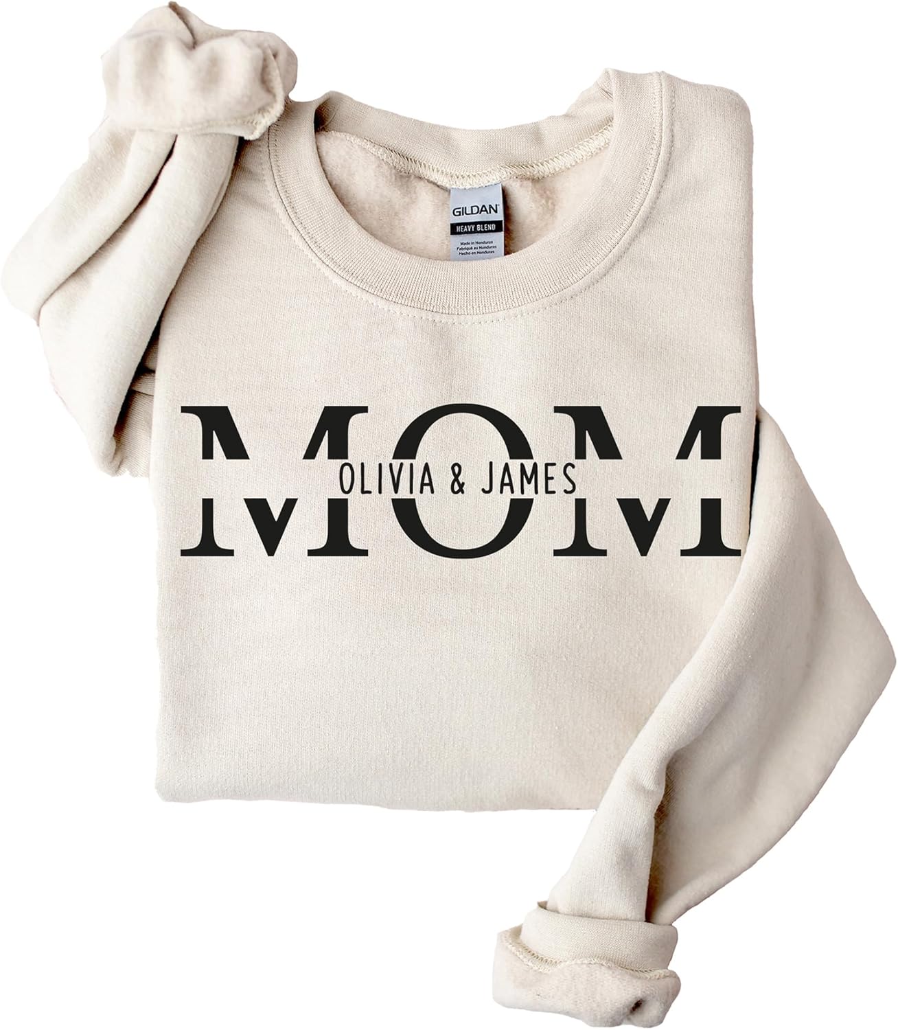 Custom Mom Sweatshirt Personalized Mama Hoodie with Kids Names Customized Mama Sweatshirt New Mom Gifts for Women for Mommy Multicolor