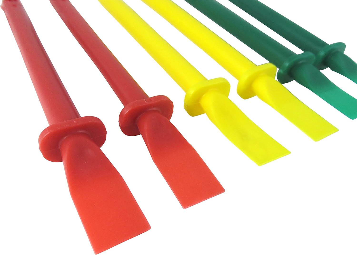 Bundle Taytools 500011 Set of 12 Easy Clean Glue Spreaders Polypropylene Plastic 6 Inches Long x 1/2 Inch Wide Tips