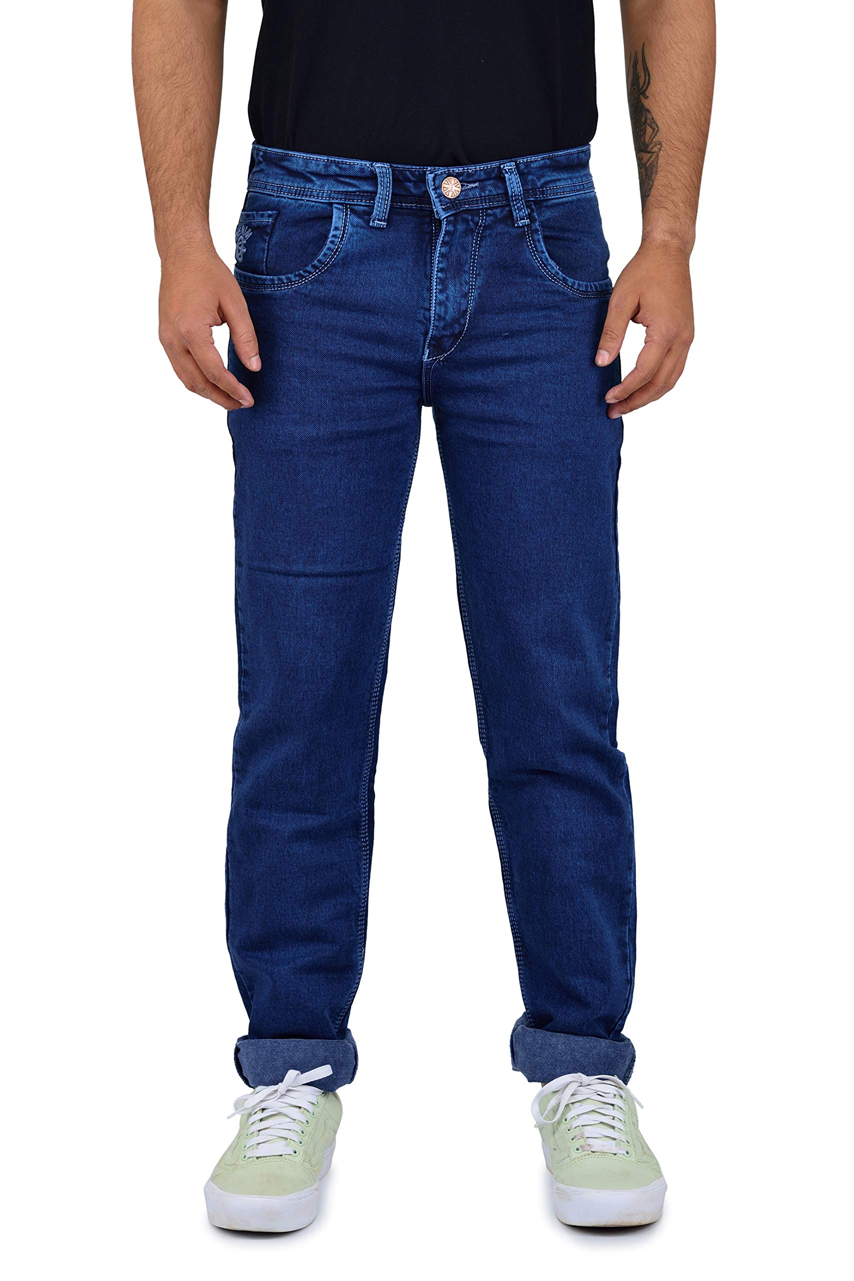 for Mens Regular Fitting Full Stretchable Fabric Orignal Denim