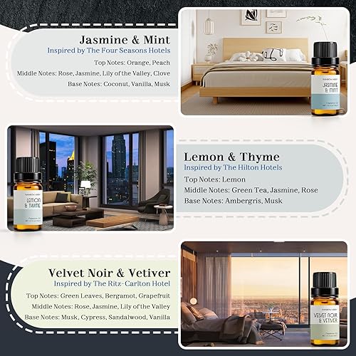 Miniatura 71 de RAINBOW ABBY Juego de aceites aromáticos para caballeros, cuero, ron de laurel, madera de teca, cedro, tabaco dulce, sándalo para aromaterapia