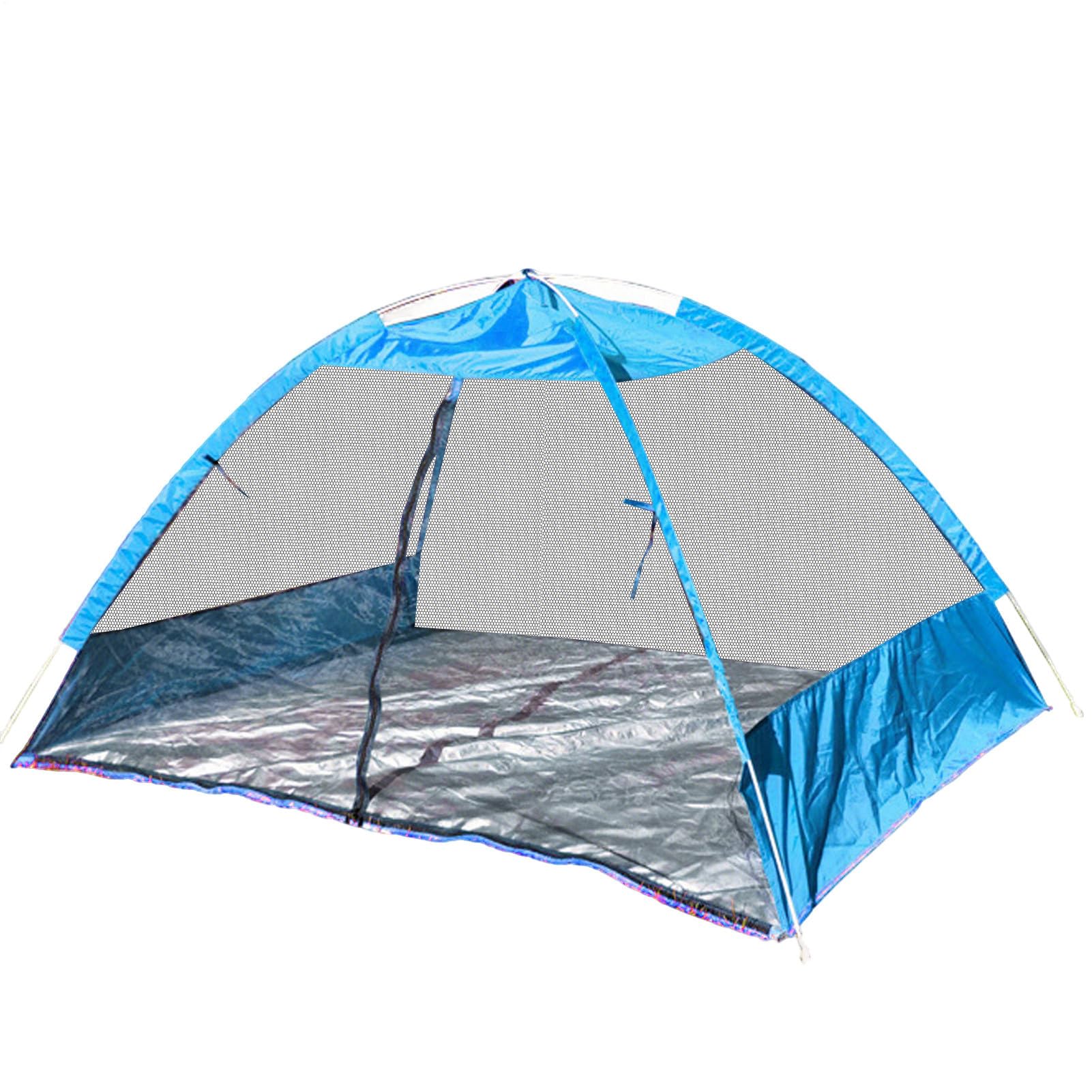 Abri Solaire Tente Pop-up de Plage avec Canopée Solaire | Protection UV Pare-Imperméable Auvent pour 3 à 4 Personnes Loisirs Familiaux Camping Jardin Terrasse Pêche Pique-nique