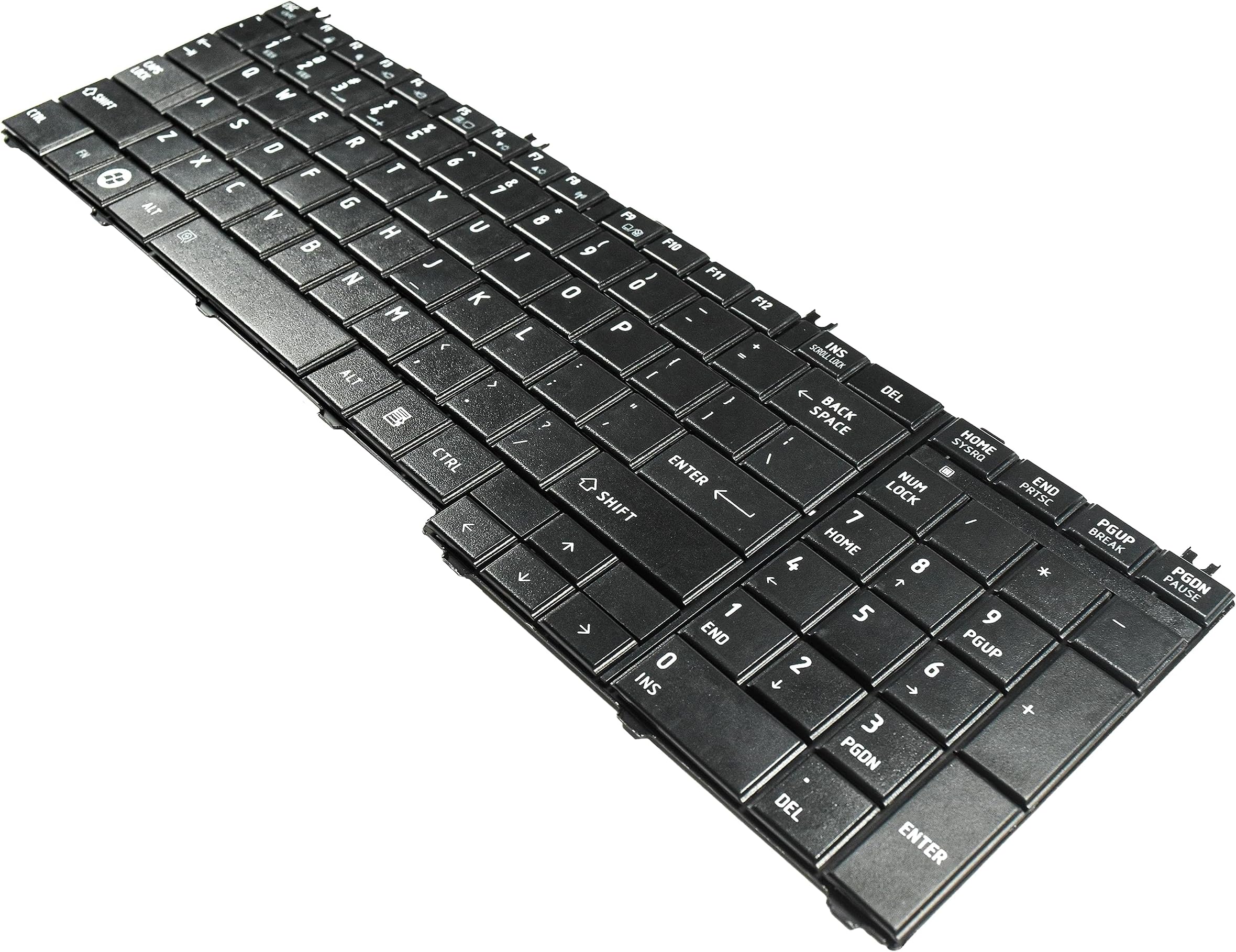 HQRP Keyboard for Toshiba Satellite L775D-S7222 / L775D-S7305 / L775D-S7330 / L775D-S7332 / L775D-S7335 / L775D-S7340 Notebook Plus HQRP Coaster