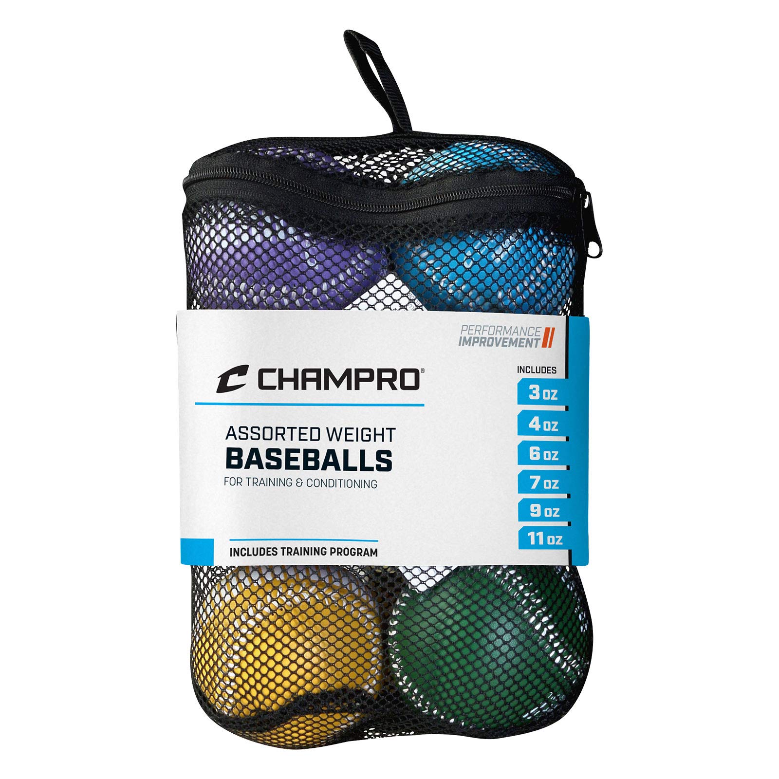 Balles Entraînement Balles Molle Champro - Lot De 12 - 30.5 Cm - Cuir Jaune Optique - Entraînement Lot Balles Sport Collectif