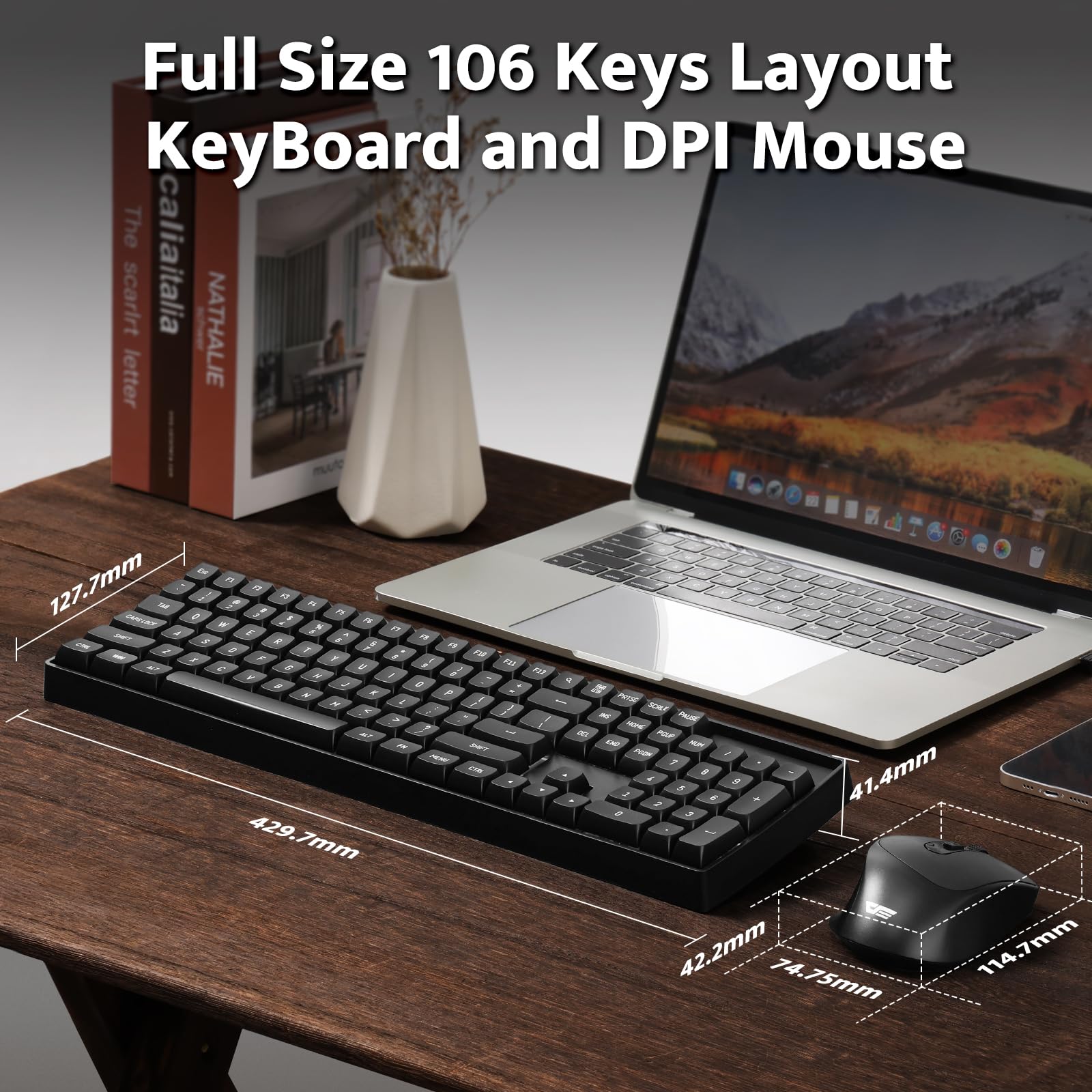 Amazon.com: darkFlash Wireless Mechanical Keyboard and Mouse for