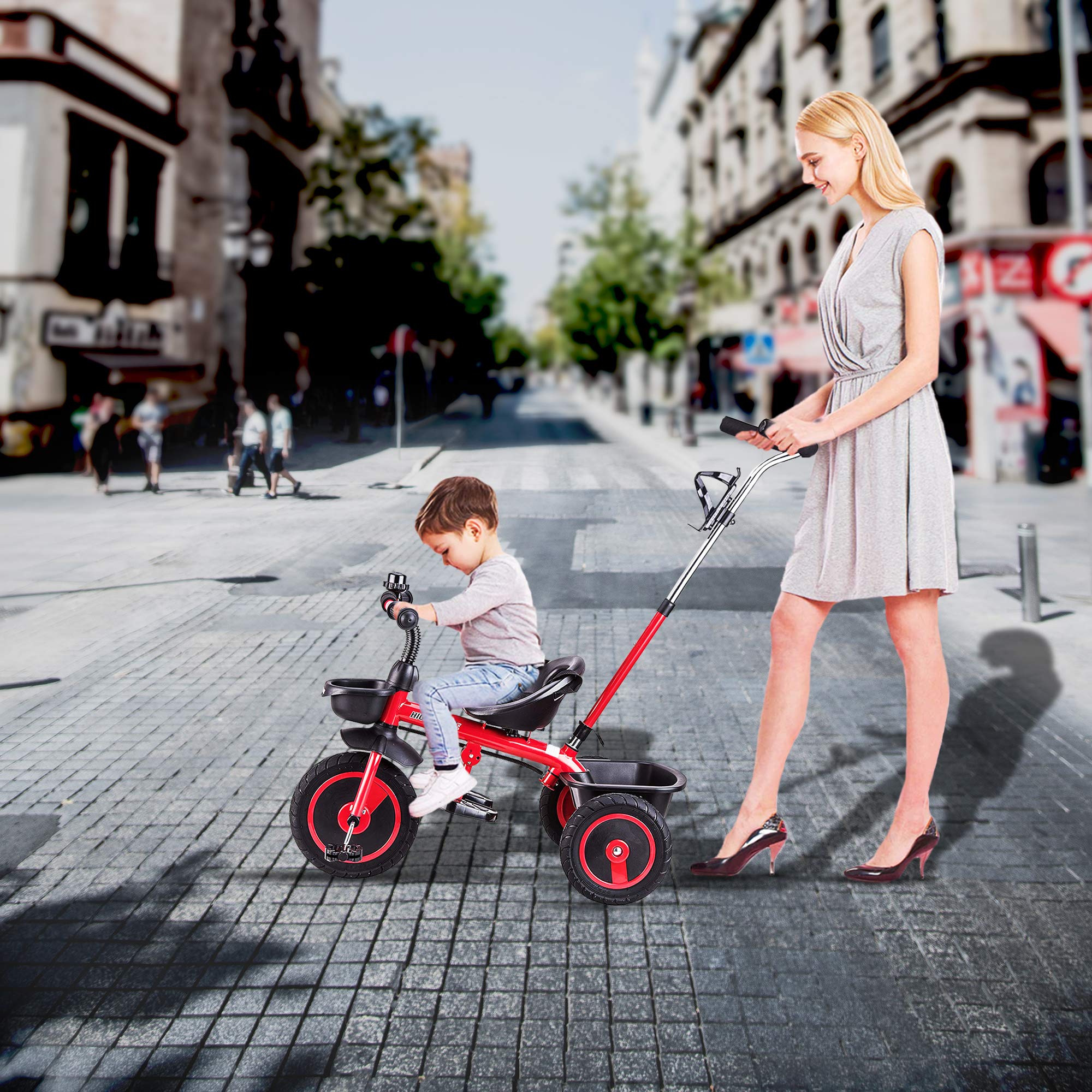 High Bounce Kids Tricycle Extra Tall 3 Wheel Kids Trike, for Toddlers