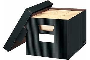 Bankers Box 4 Pack STOR/FILE Decorative Medium-Duty File Box