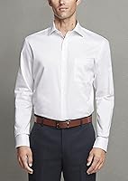 Vista 6 de Van Heusen Camisa de vestir para hombre, ajuste regular, cuello flexible, elástica, sin arrugas