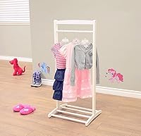 Vista 3 de Frenchi Home Furnishing - Percha para ropa infantil Blanco
