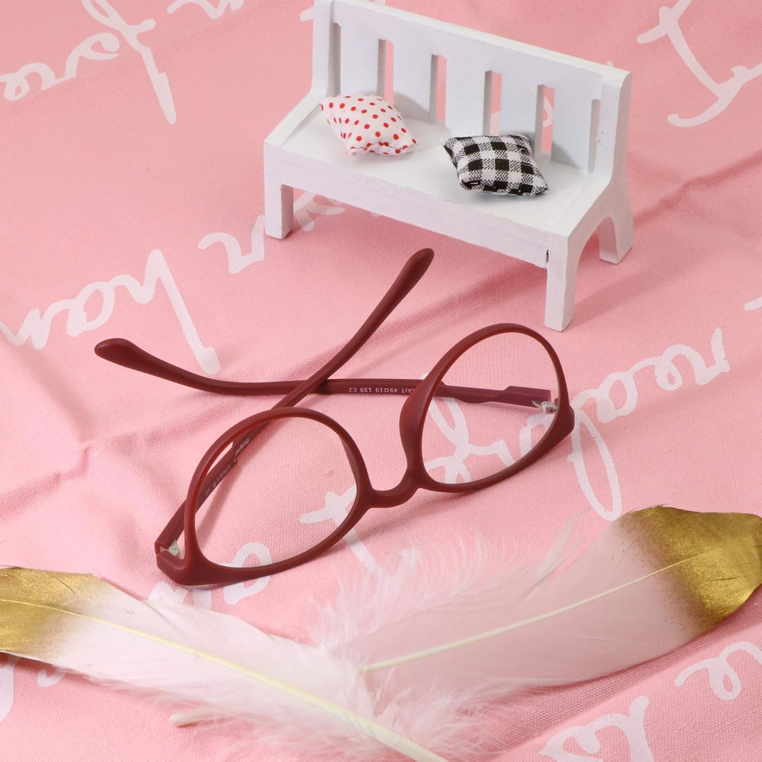 LifeArt Bifocal Reading Glasses with Oval Lenses, Blue Light Blocking Glasses for Women/Men - Image 6