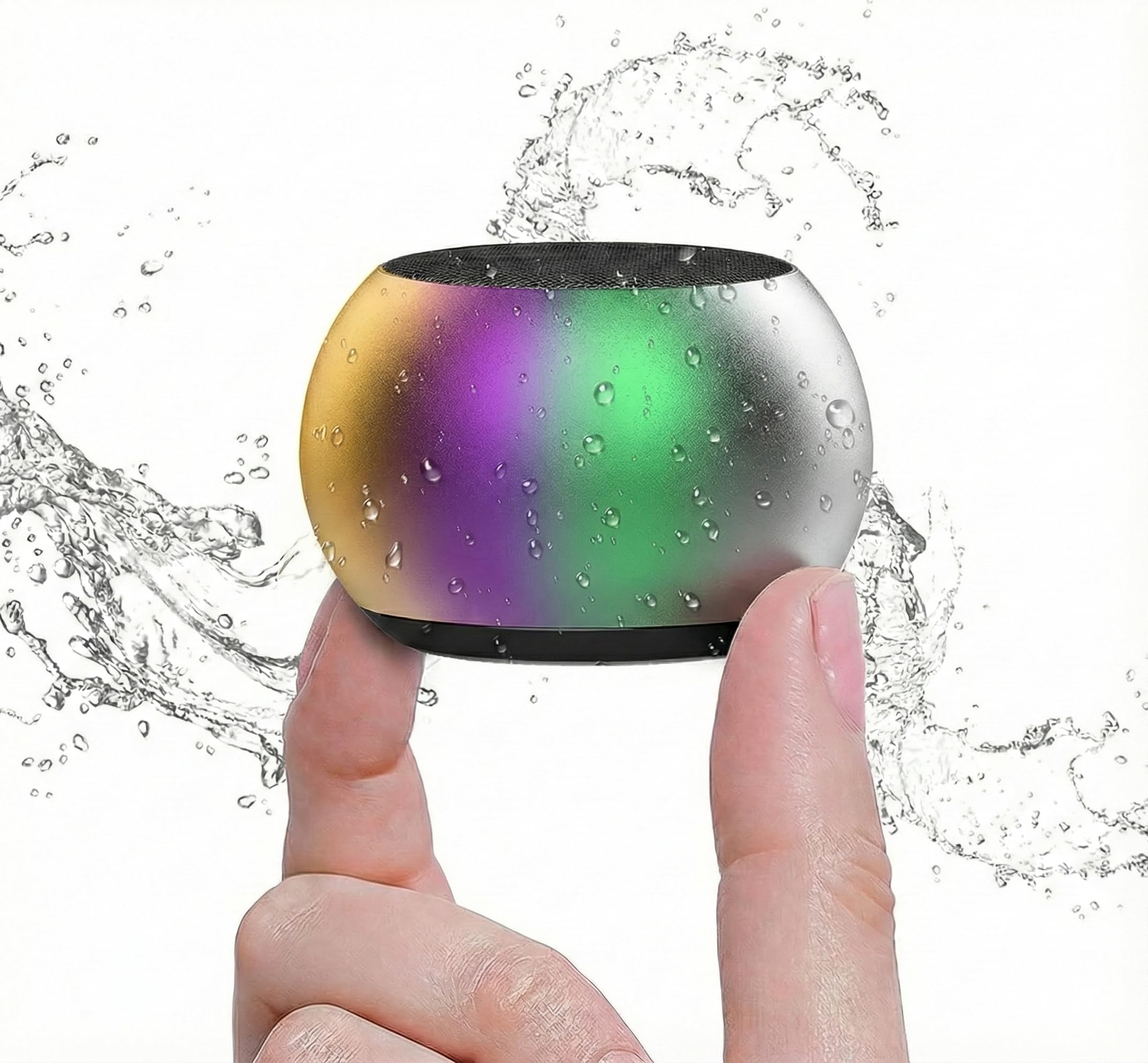 SJ-B-L_Mini Boost Portable 3D Mini Speaker, Metal Round Bluetooth Wireless Speaker for Home, Office & Travel | Compatible with All Devices (Color May Vary)-image-7