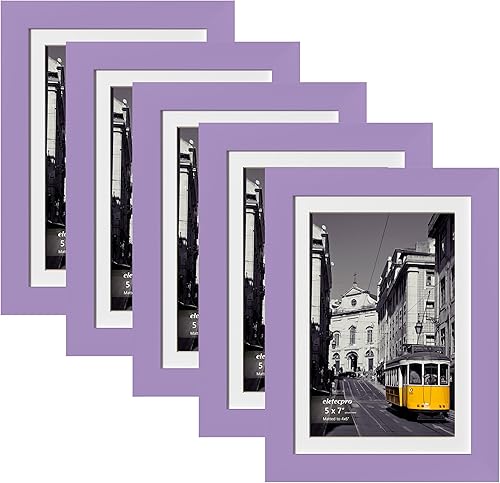 Vista 23 de eletecpro Juego de 10 marcos de fotos de 8 x 10 pulgadas, collage de fotos, decoración de pared, fotos de 5 x 7 con paspartú o de 8 x 10 pulgadas