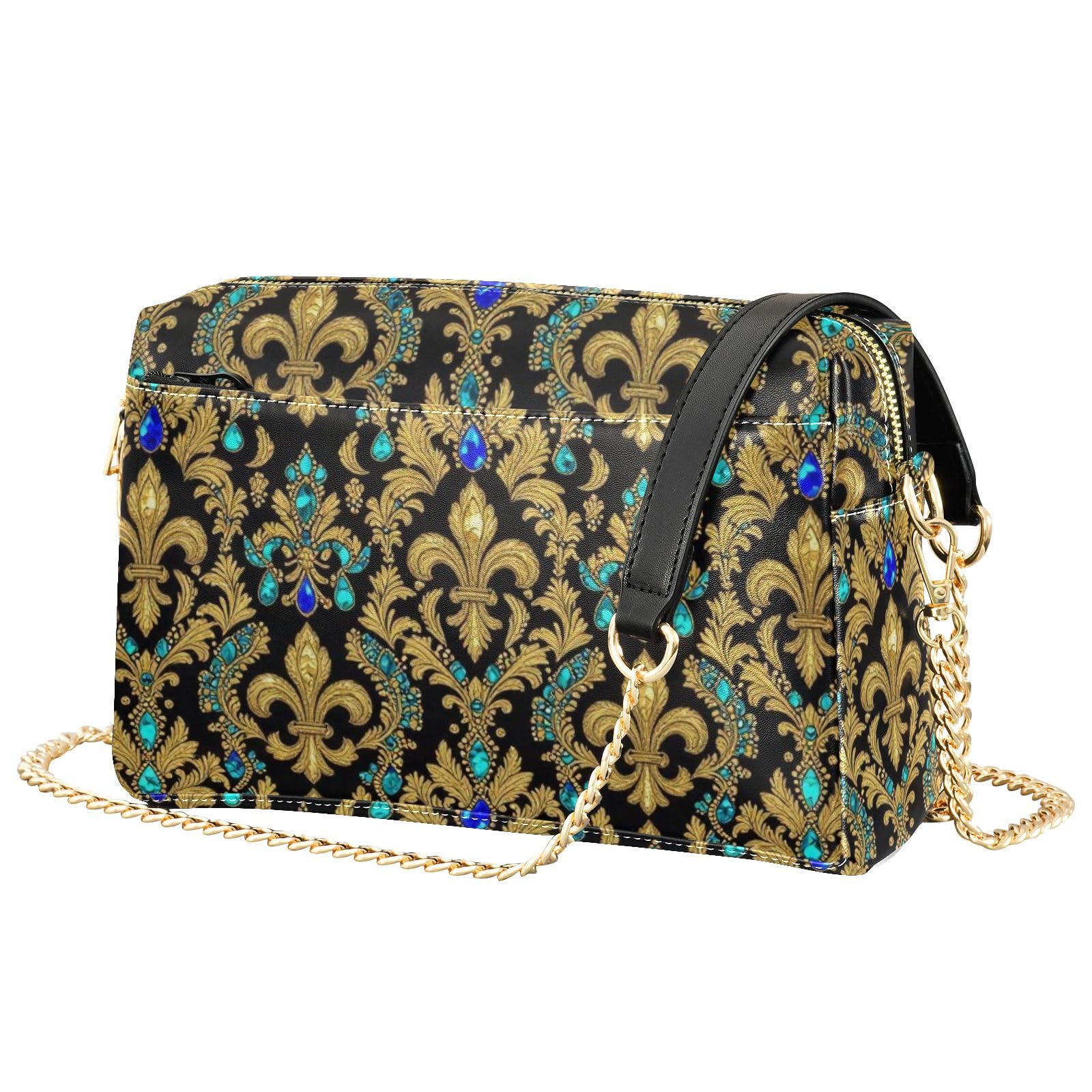 Bolso bandolera ligero con correa de cadena con capacidad de 2,5 L para