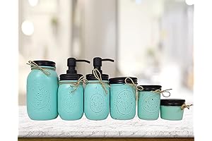 Renewed Decor Custom 2, 3, 4, 5 or 6 Piece Painted Mason...