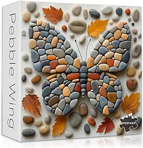 1000 Piece Rainbow Butterfly Puzzle - Colorful Flower & Jewel Animal Jigsaw For Adults