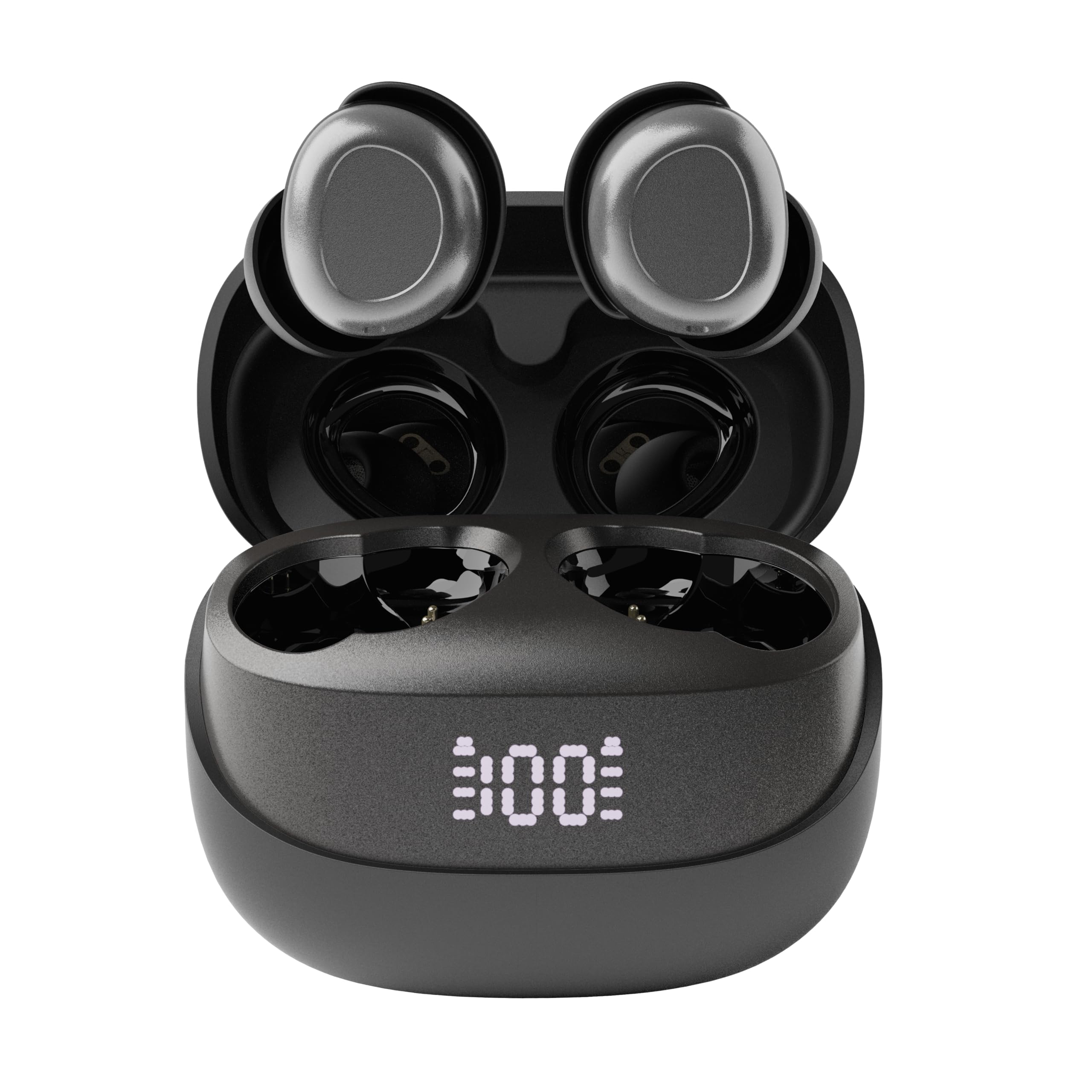 Z – Black – Auriculares inalámbricos ultrapequeños – aplicación iOS y Android – Auriculares Bluetooth in-ear para dormir, con micrófono