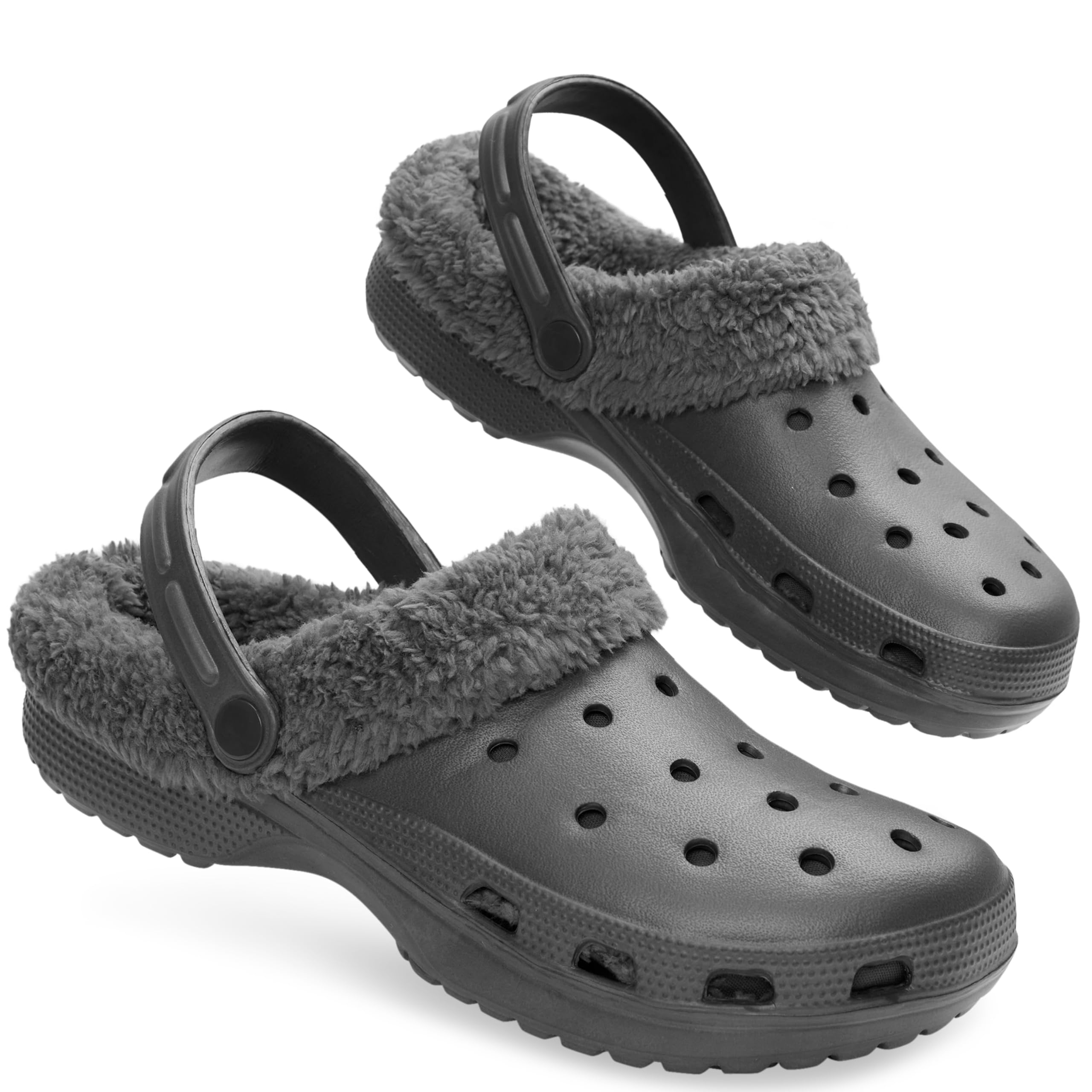 CityComfort Zuecos Invierno con Forro de Sherpa para Hombre - Regalos Hombres