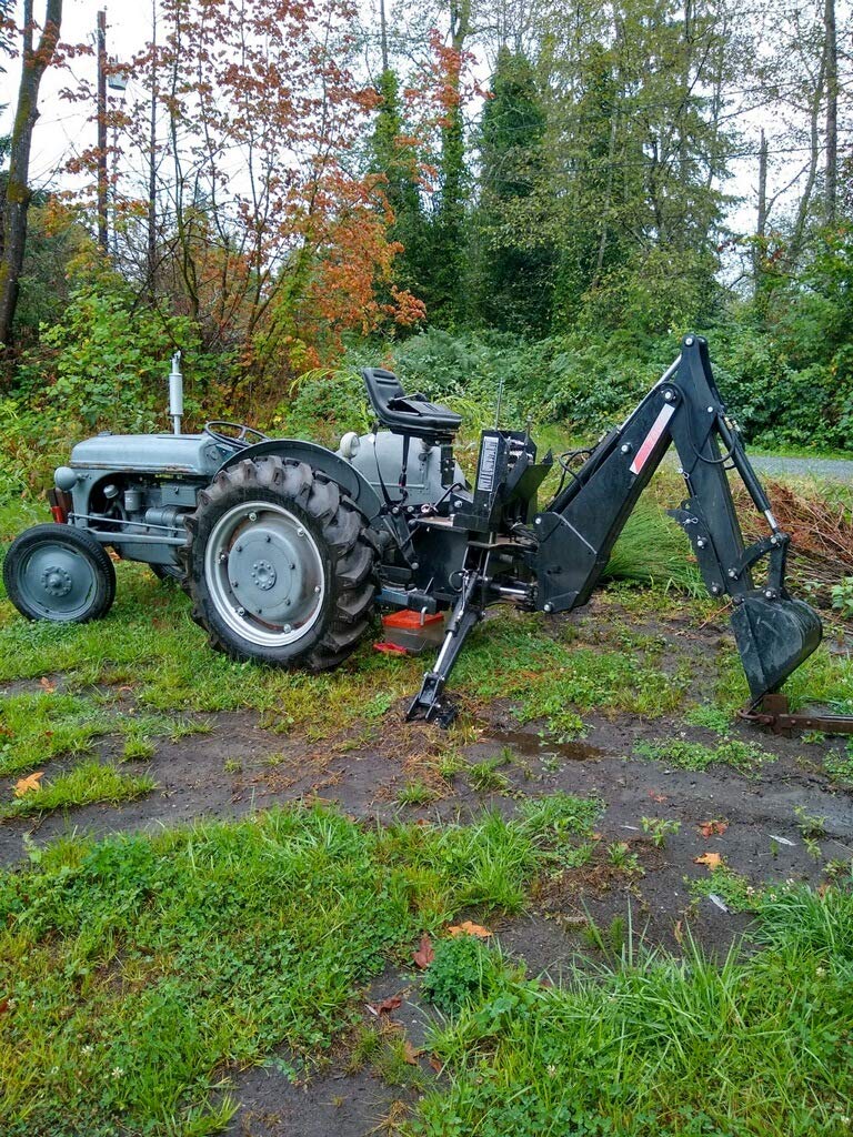Buy 3 Point Hitch PTO BH6600 Hydraulic Farm Tractor Backhoe Attachment