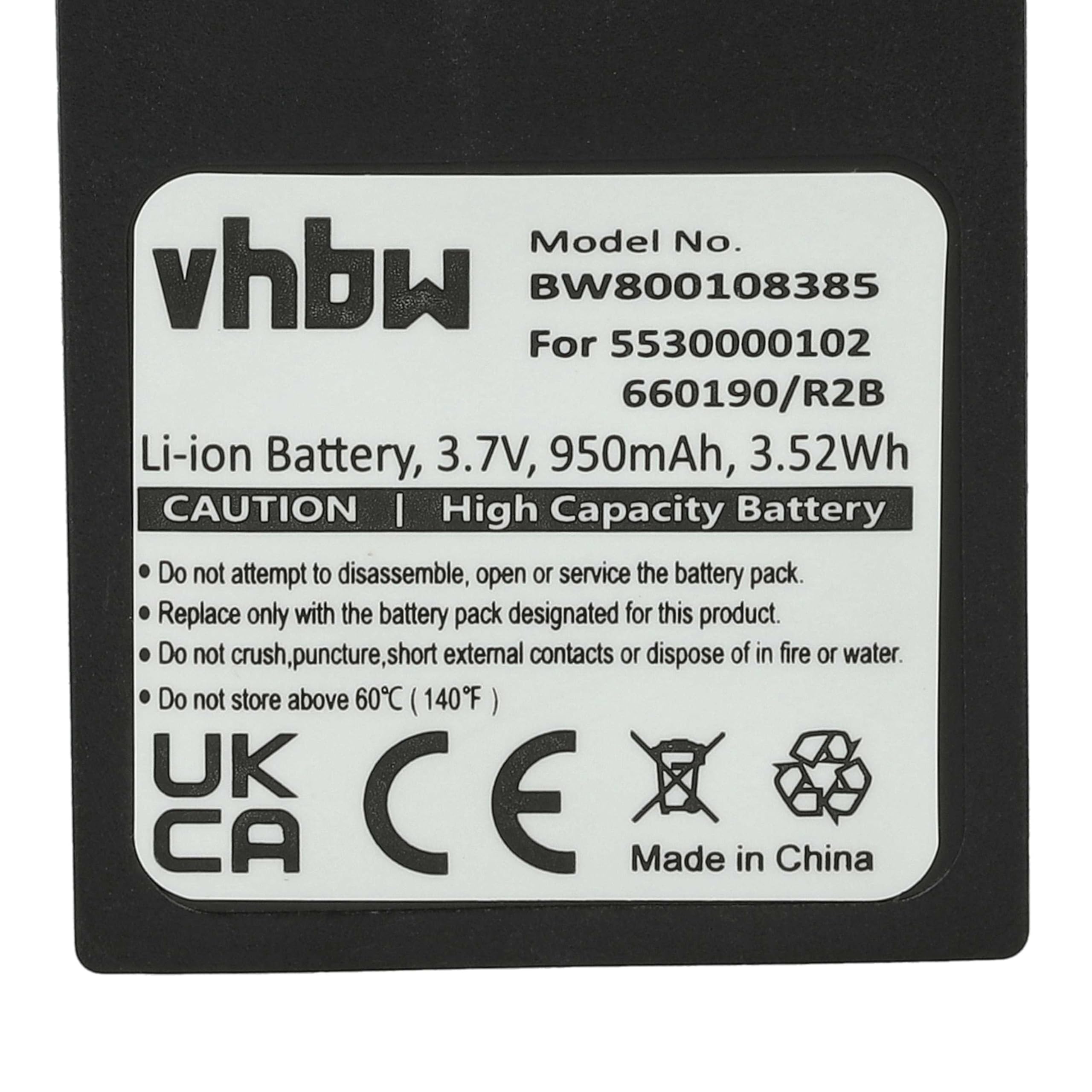 Vhbw Batterie Ericsson DT590 - 850mAh 3,7V Li-ion
