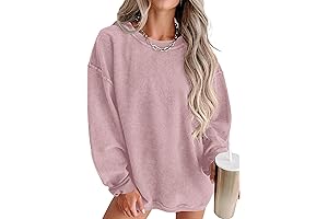 Women's Oversized Sweatshirt: The Ultimate Cozy Crewneck for Teens