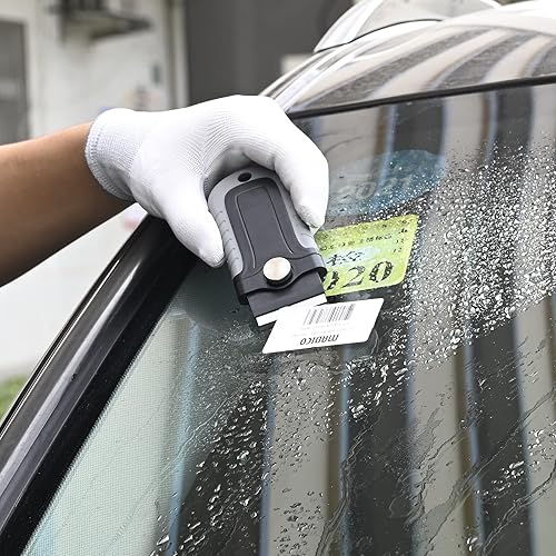 Miniatura 5 de FOSHIO 600 cuchillas de afeitar de acero inoxidable de un solo filo, cuchillas envueltas individualmente para rascador de hojas de afeitar, quitar