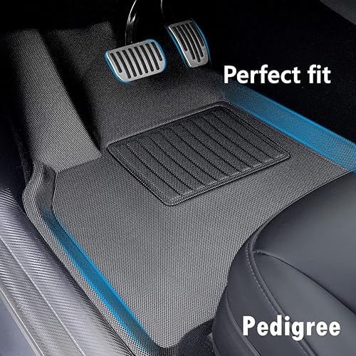 Miniatura 2 de Pedigree Tapete delantero para maletero y parte inferior trasera para Tesla Modelo Y, tapete de carga para todo tipo de clima, alfombrillas para