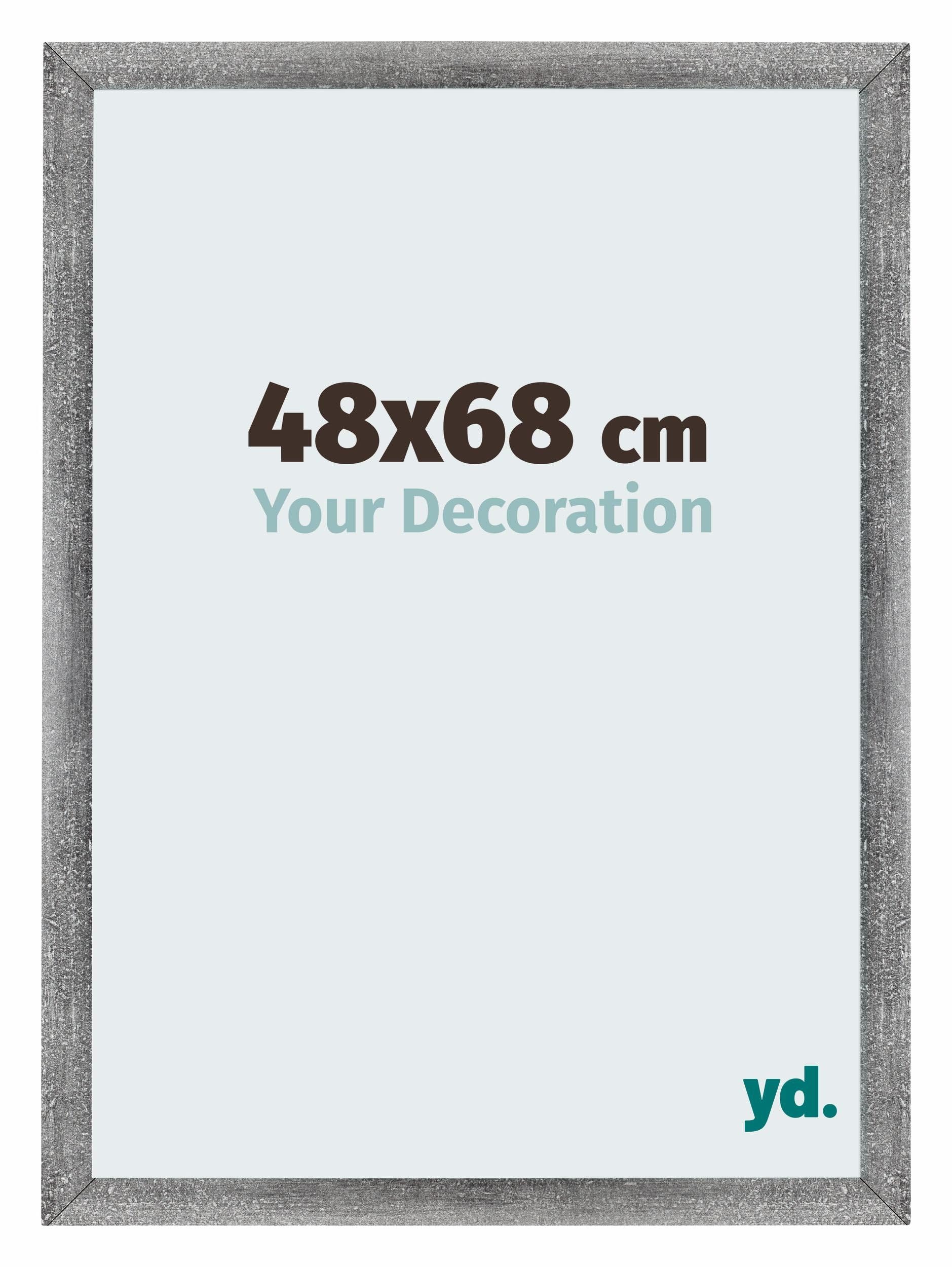 Your Decoration - Puzzle frame 48x68 - Gray Swept - Puzzle frame 500-1000 Pieces - MDF Photoframe - Mura