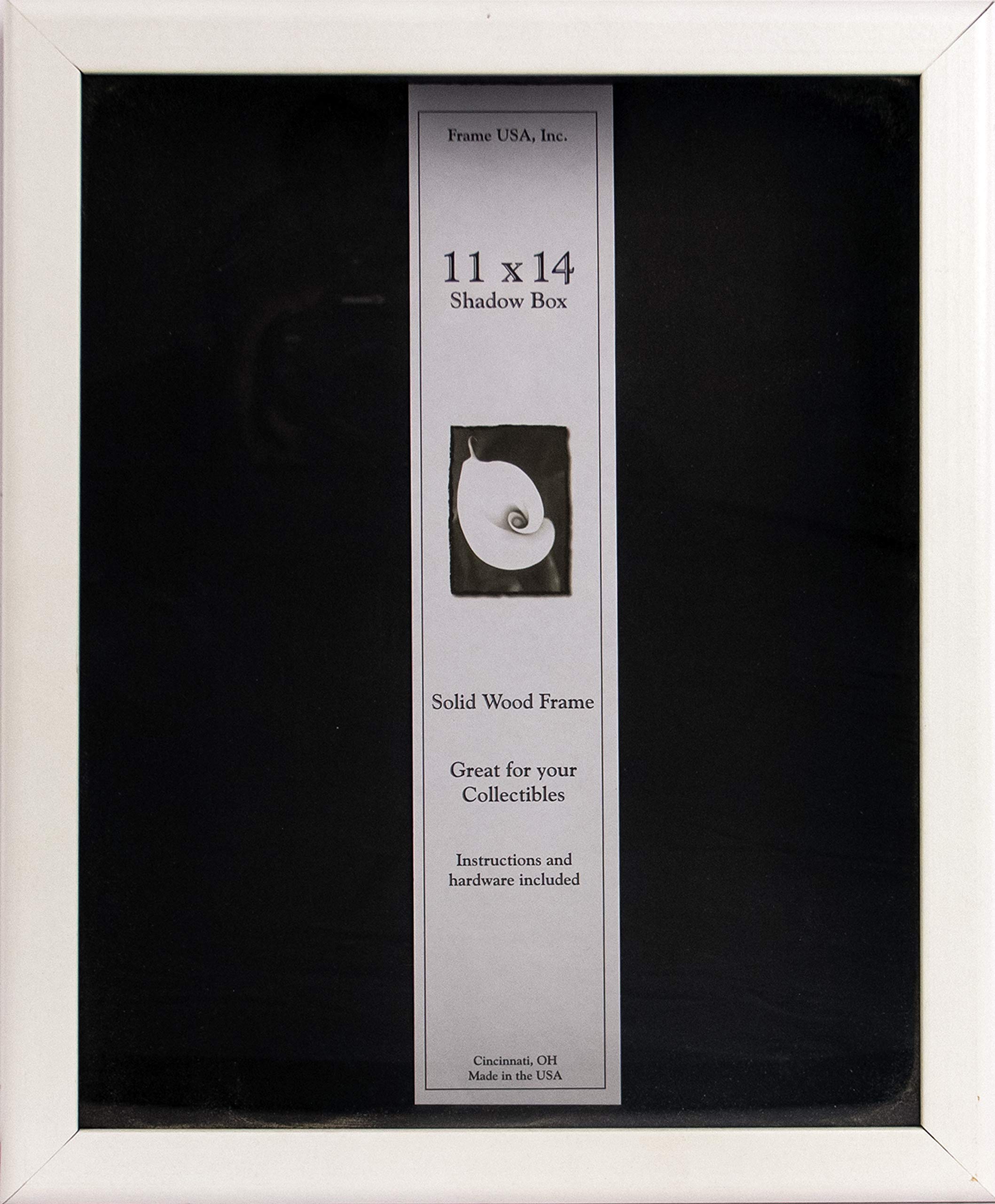 Frame USA Shadow Box Showcase Series 11x14 Wood Frames (White)