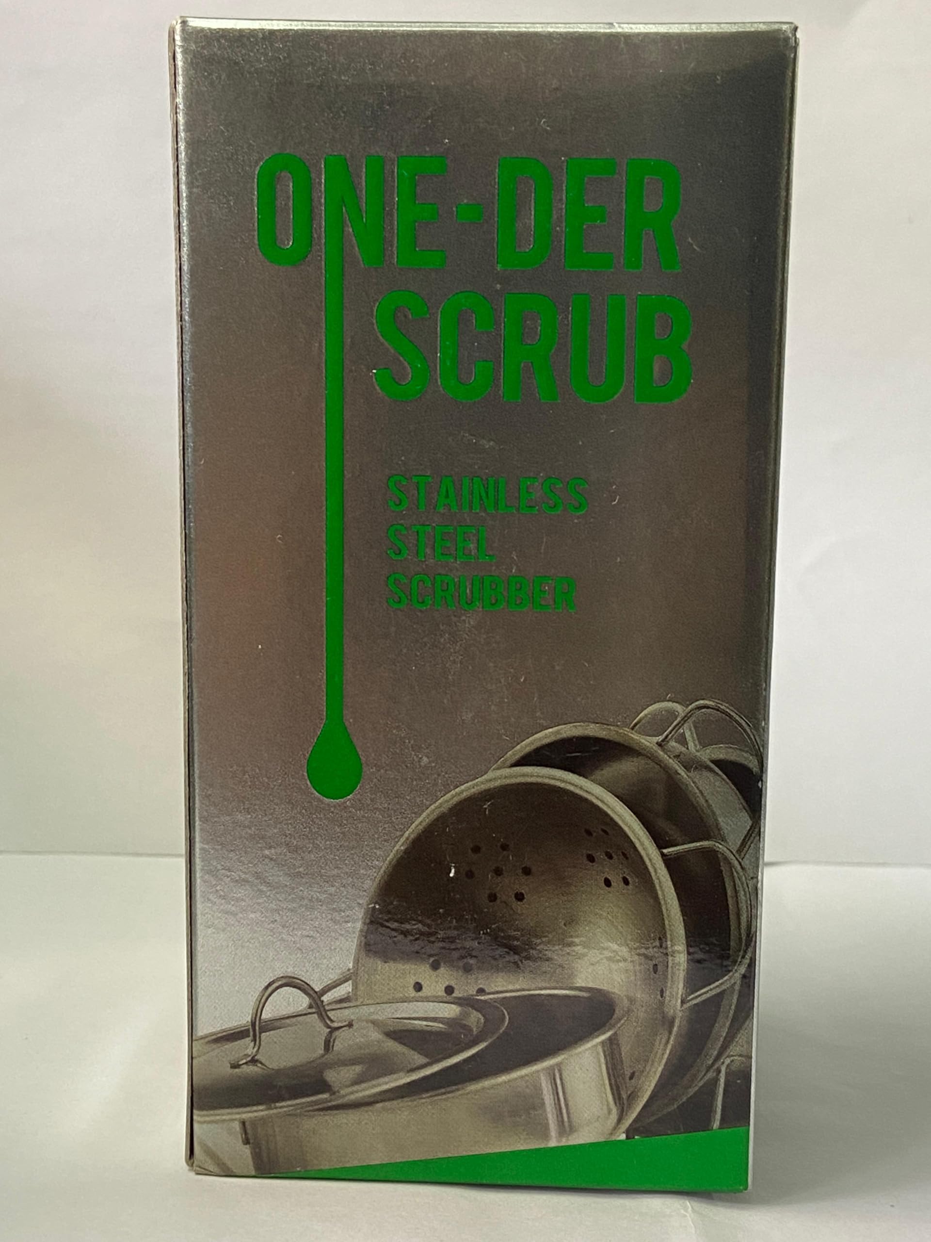One-Der Scrub Stainless Steel Scrubber for Utensils, Reusable Kitchen Cleaning Scrub - 4 Units-picture-15