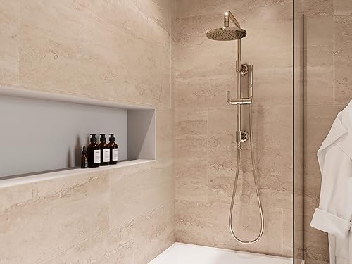 Miniatura 3 de Pfister LG16-TNTK Pfister LG16-TNT - Columna de ducha con cabezal de ducha, brazo de ducha, manguera y barra deslizante