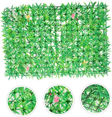 Miniatura 9 de Garneck 2 piezas de plantas artificiales, tapicería de interior, plantas de interior, panel de privacidad, seto artificial, vegetación, pared,