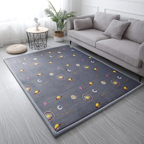 Loartee Coral Velvet Area Rug - 1' Thick Memory Foam Play Mat, Washable Carpet, Home Decor for Living Room, Bedroom, Ast