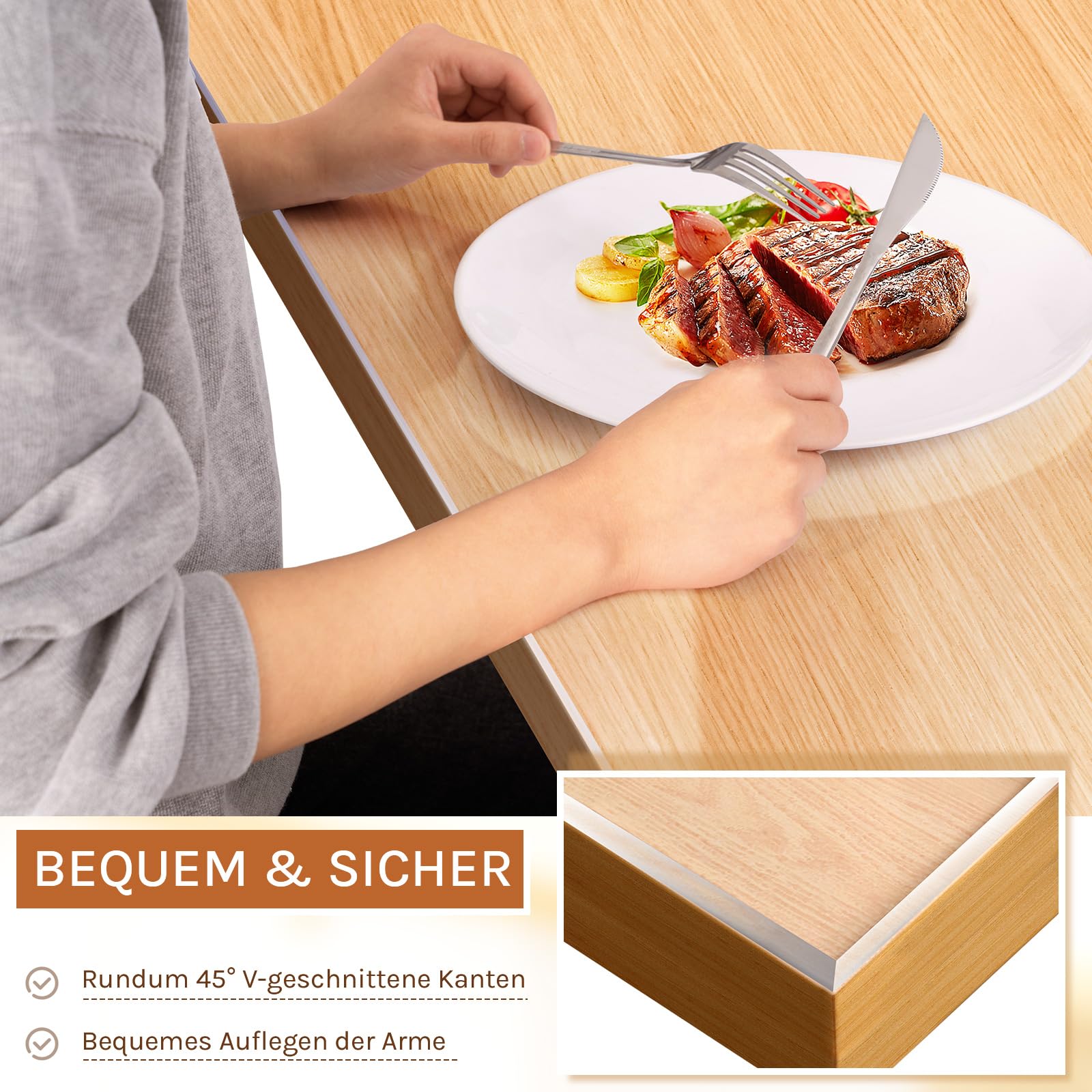 WOLTU Mantel Transparente PVC Impermeable, Protector de Mesa, 100x200 cm | Mantel impermeable de plástico rectangular, ideal para comedor y oficina