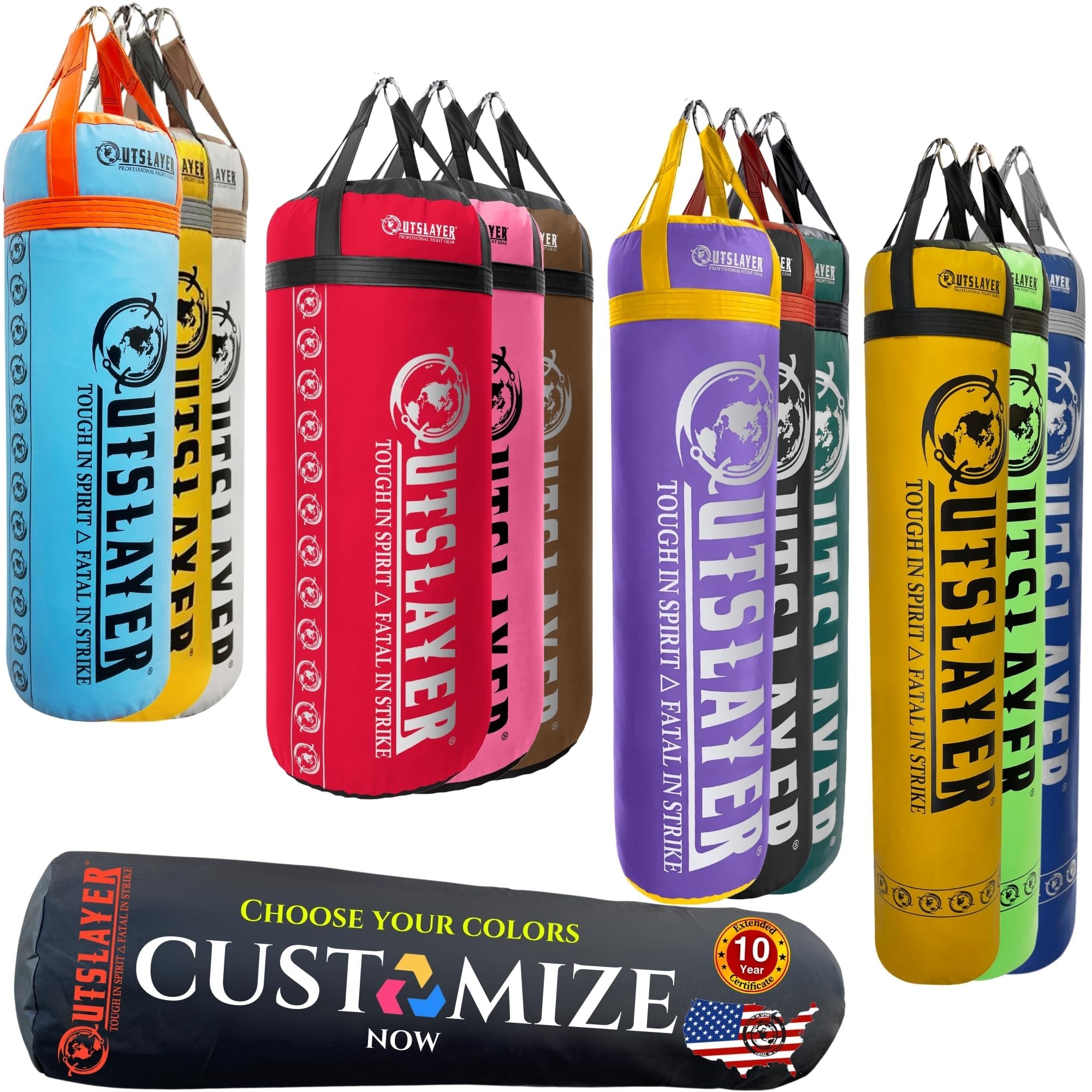 Outslayer Custom Punching Bags Choose Color And Size 80 Lbs