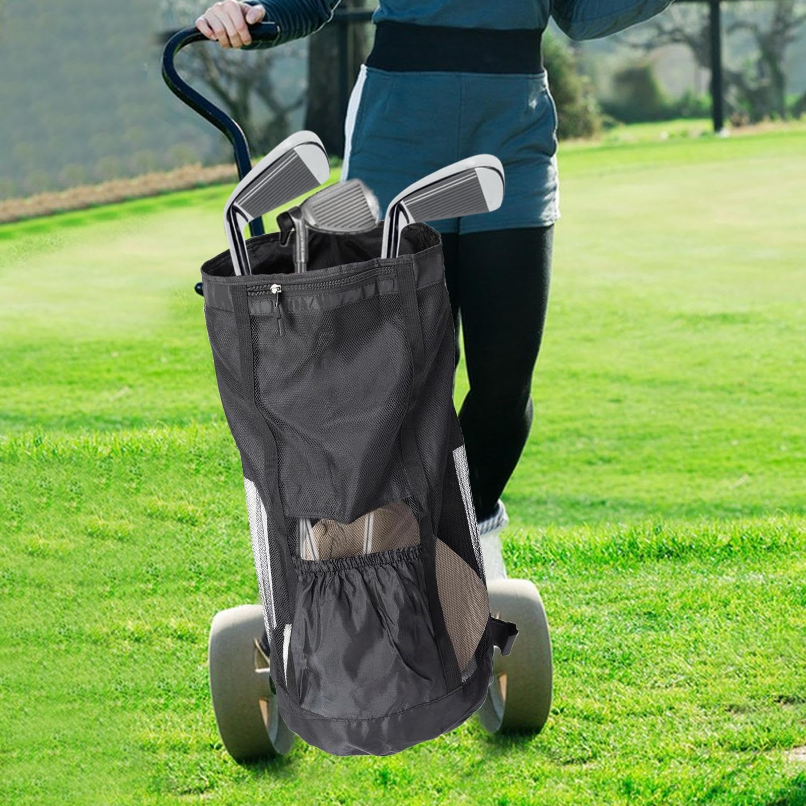 Borsa Portaoggetti Da Golf All'aperto - Custodia Push-pull Per Carrello Organizzatore Sportivo