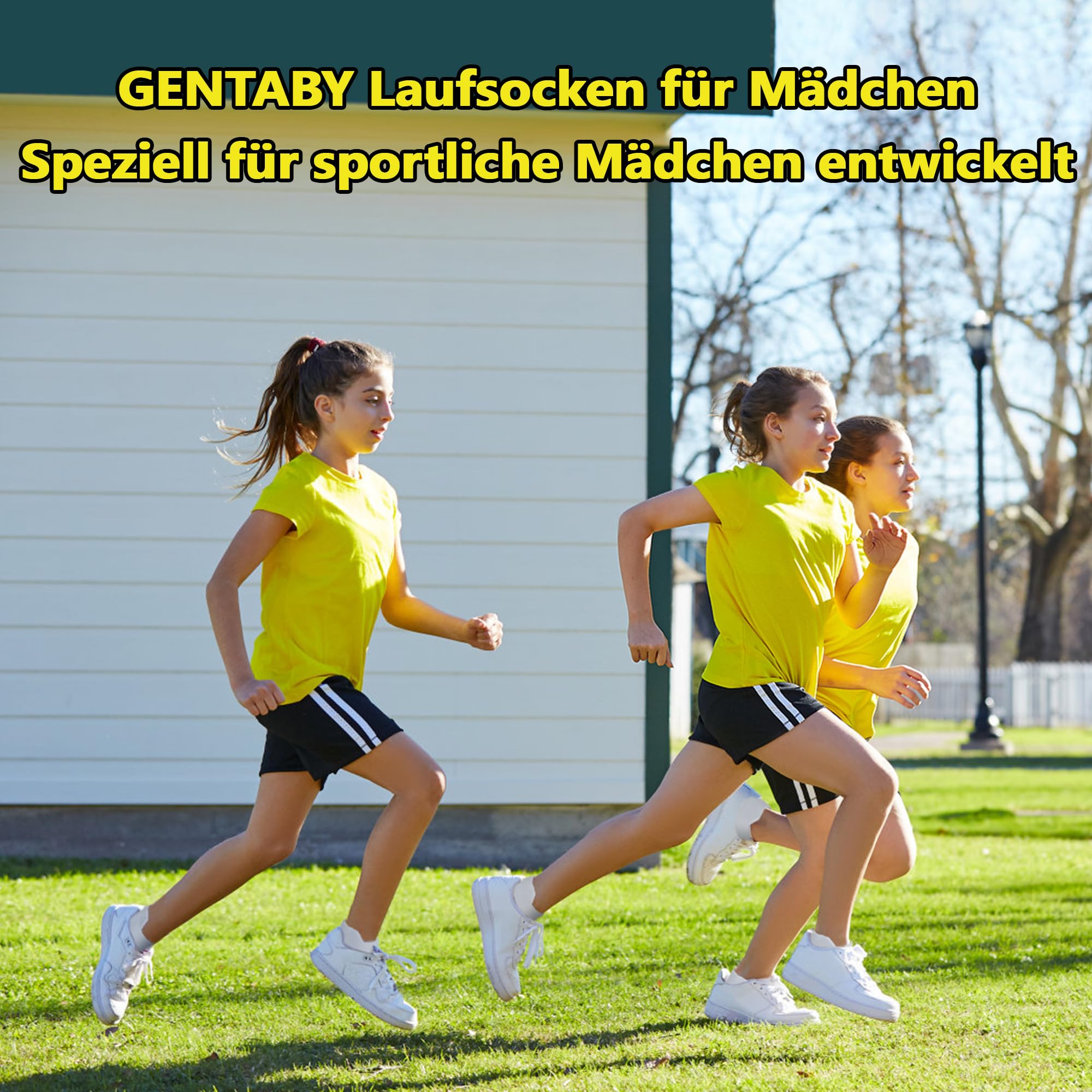GENTABY Dziewczęce skarpety do sneakersów, dla dzieci, kolorowe skarpety sportowe, do szkoły, 12 par, klasyczne kolory, czarno-białe, oddychające, bawełniane skarpety dla dzieci w wieku 1-14 lat, 20